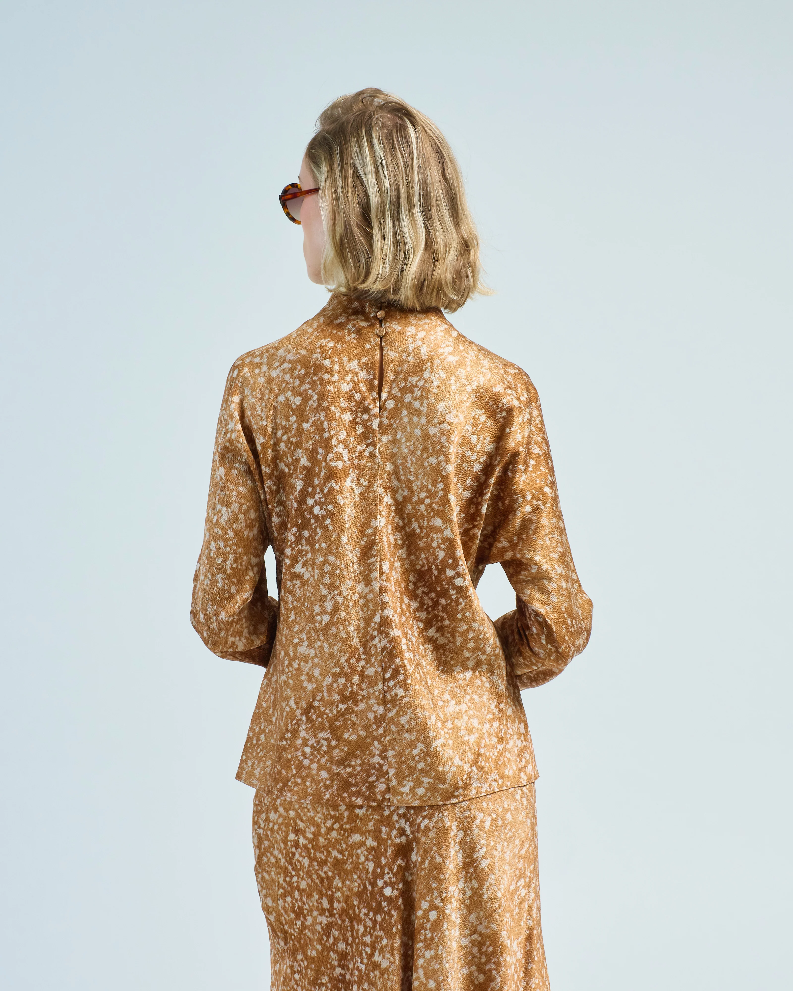 funnel neck dolman blouse - Image 4