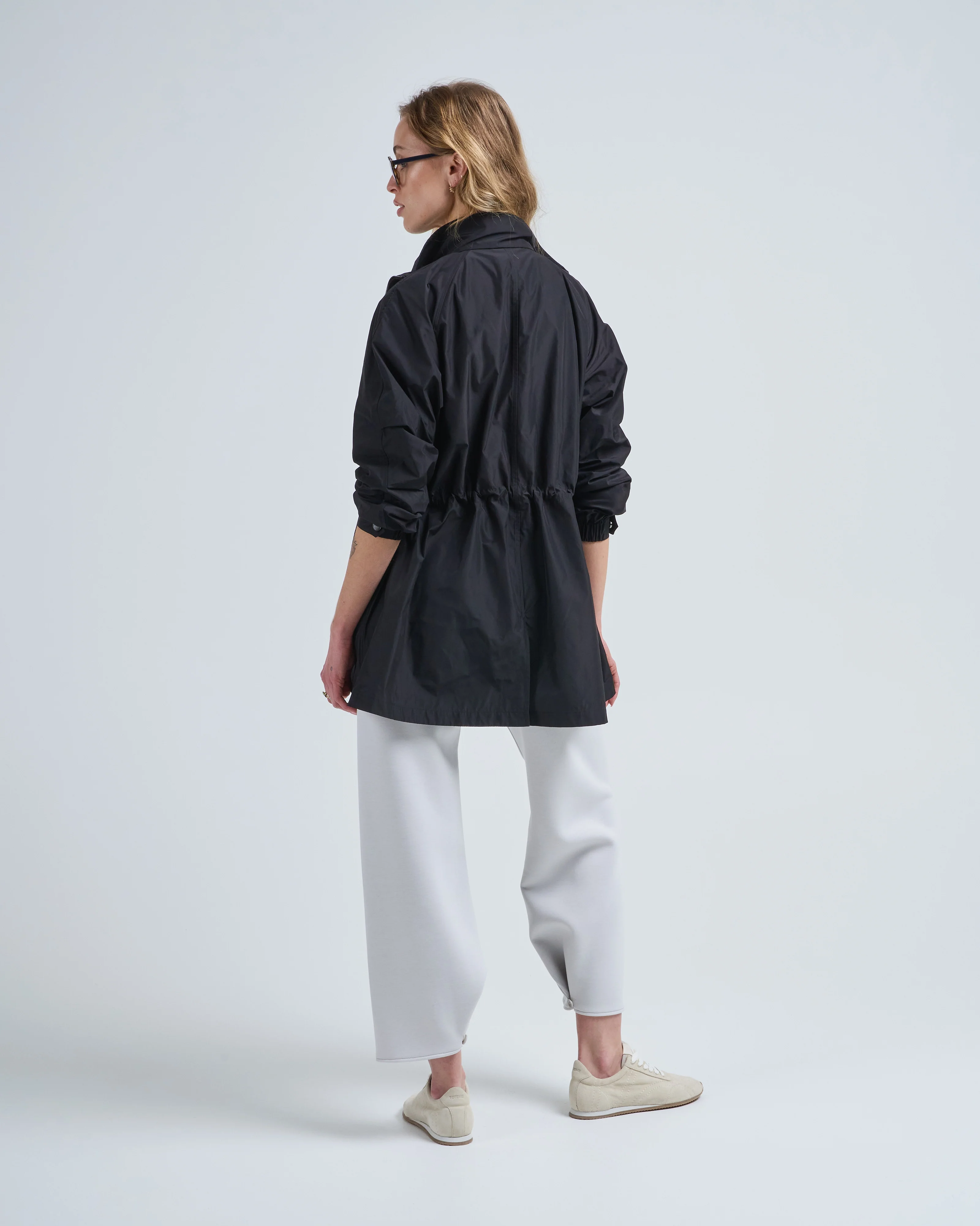 gathered waist oversized anorak jacket - Image 5
