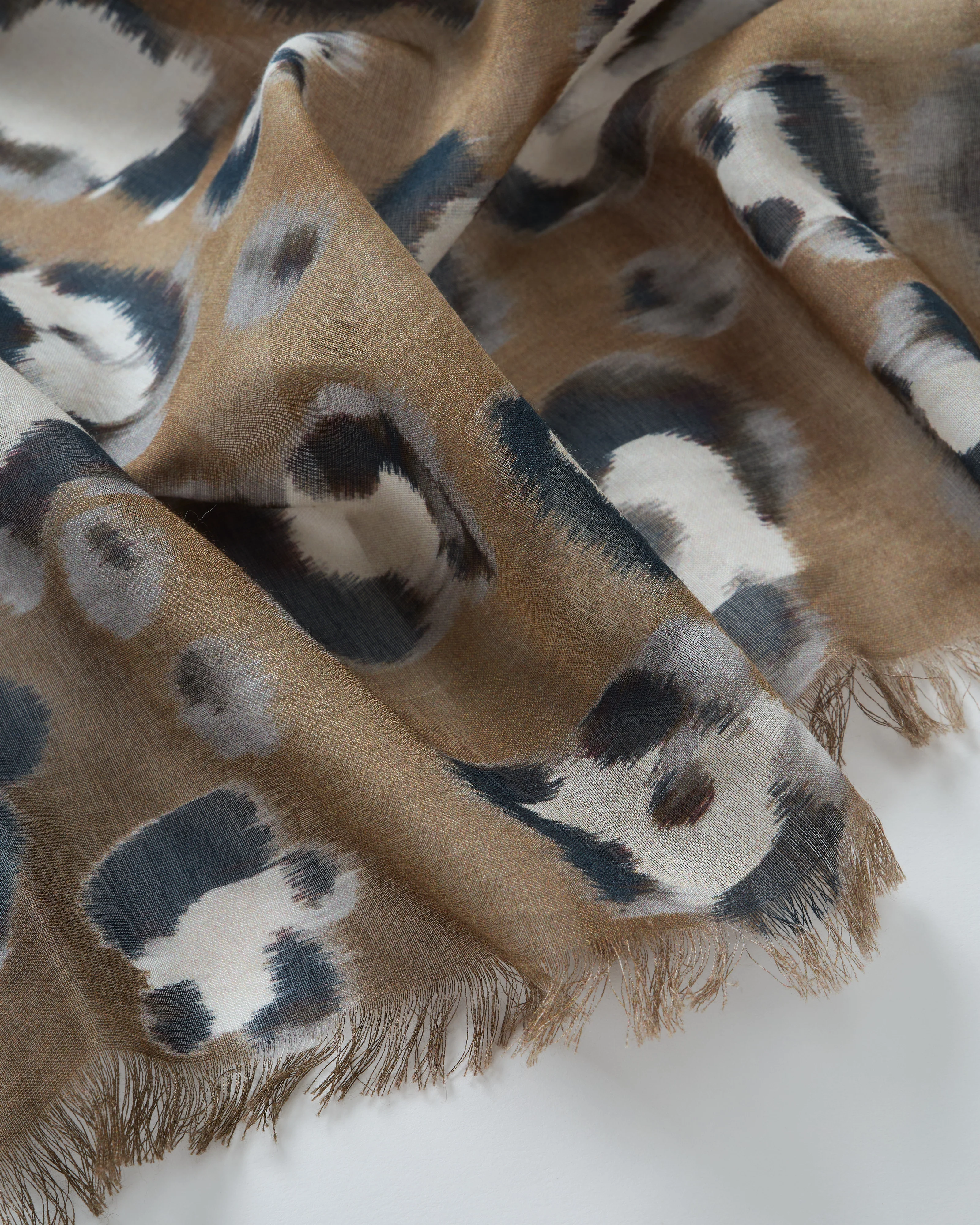 leopard print scarf - Image 2