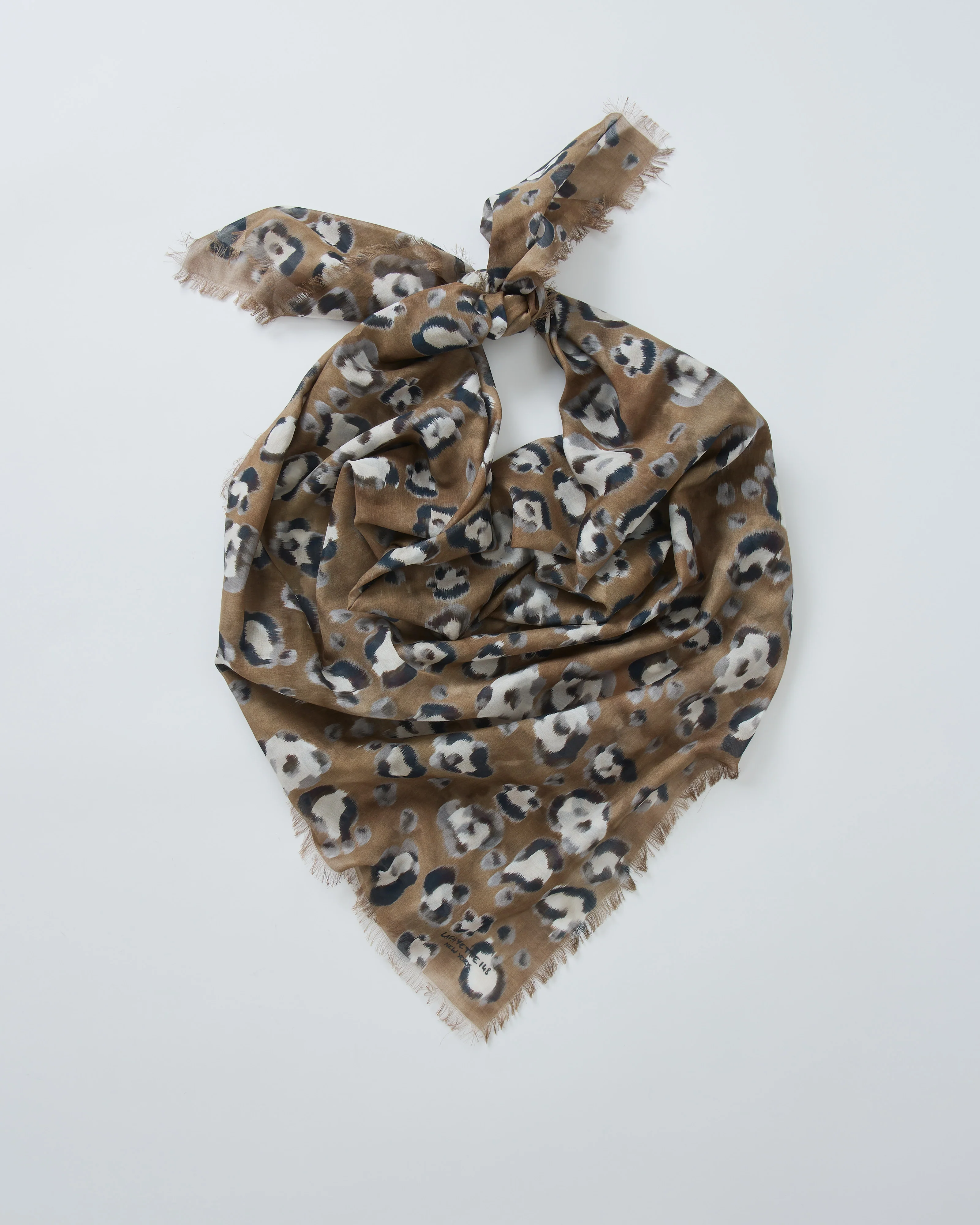 leopard print scarf - Image 4