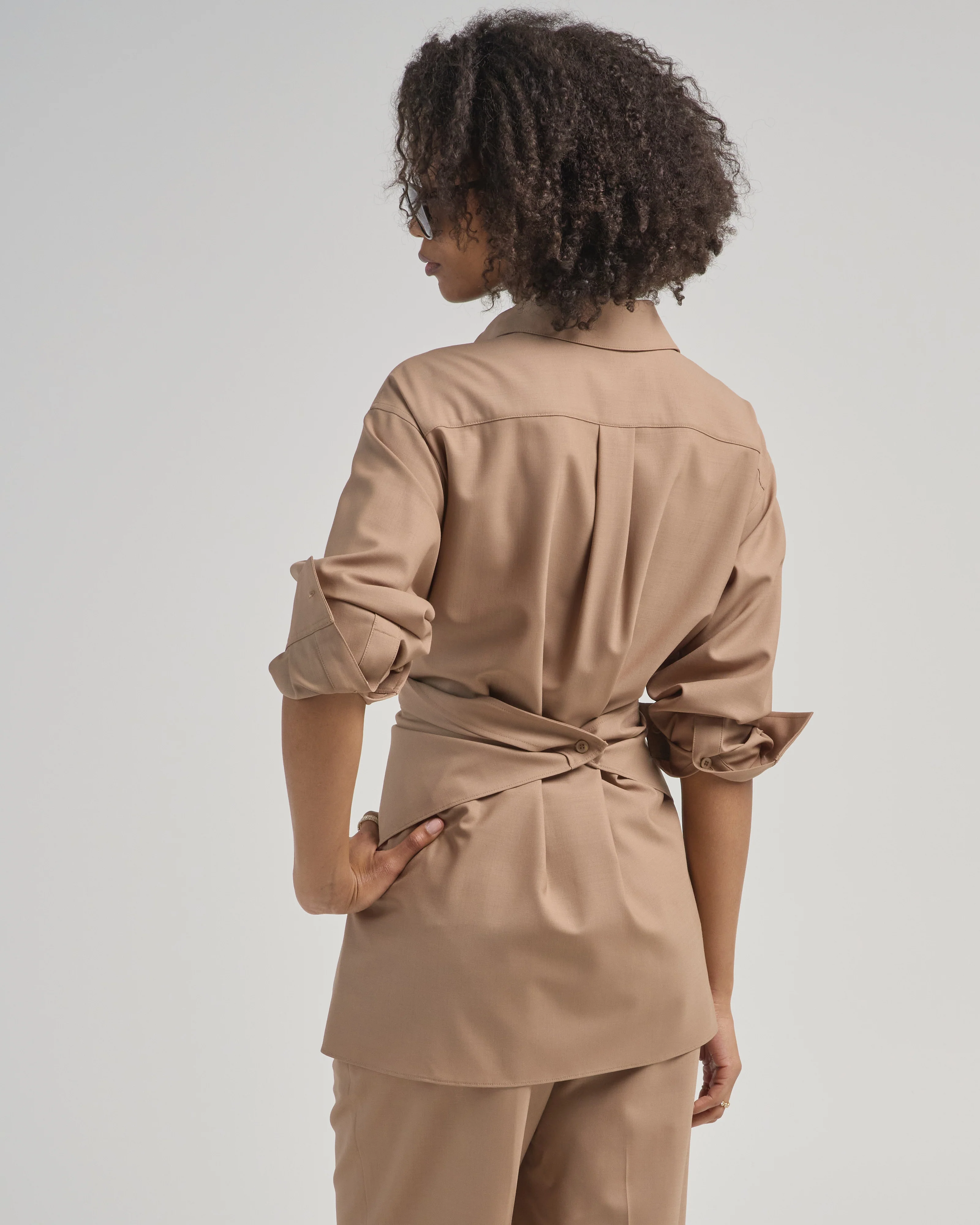 long sleeve convertible blouse - Image 2