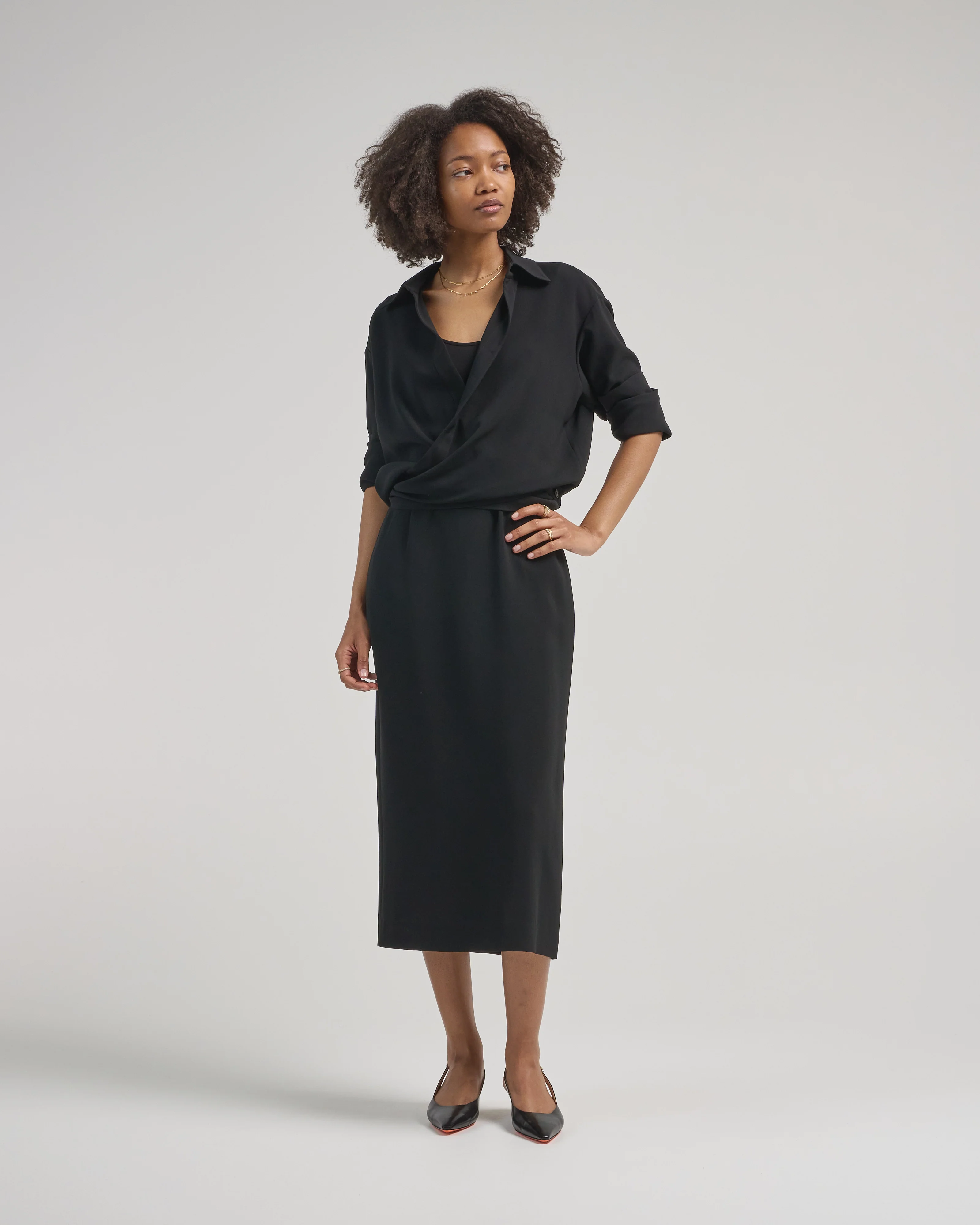 ls convertible maxi dress - Image 3