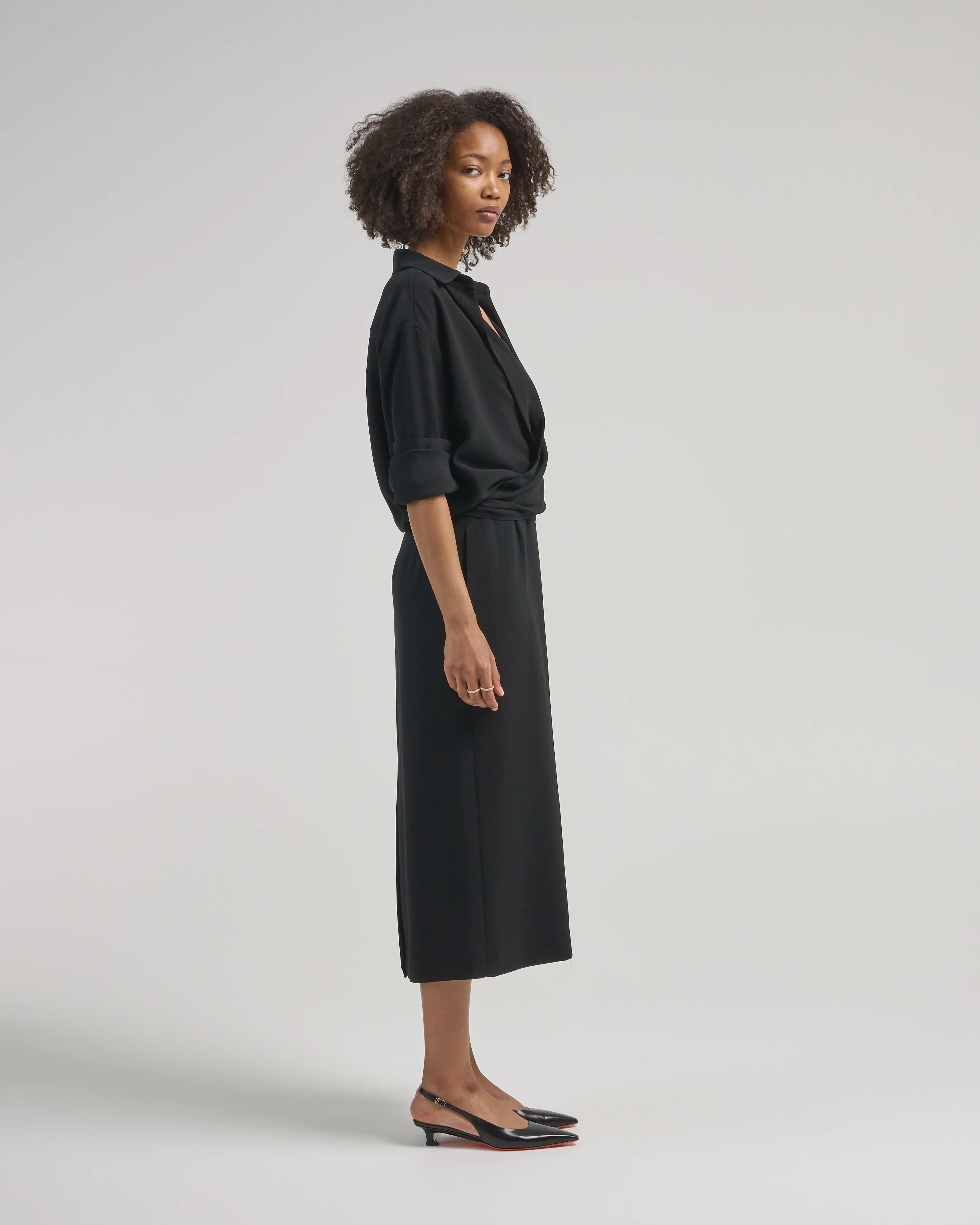 ls convertible maxi dress - Image 4