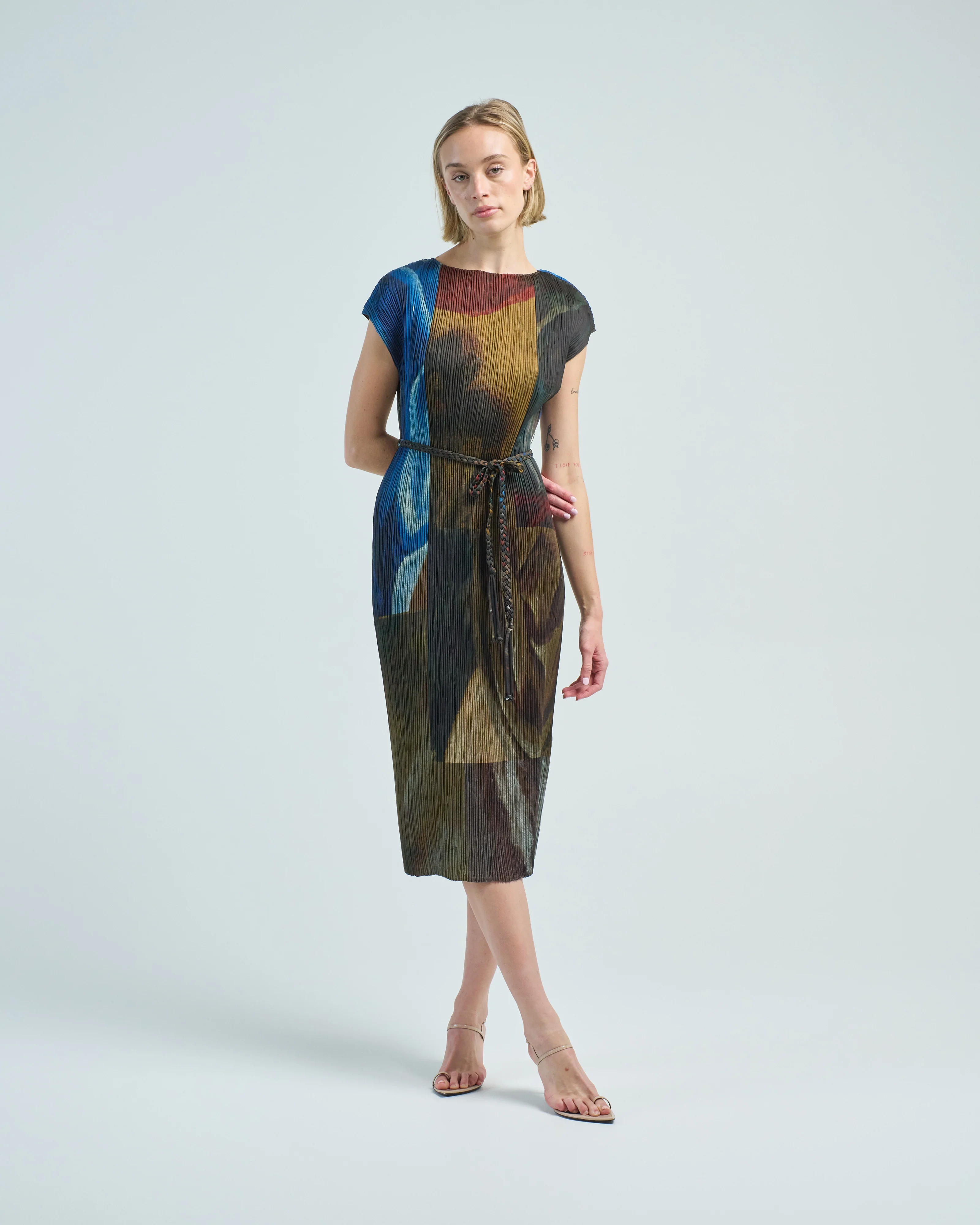 plisse maxi dress - Image 3