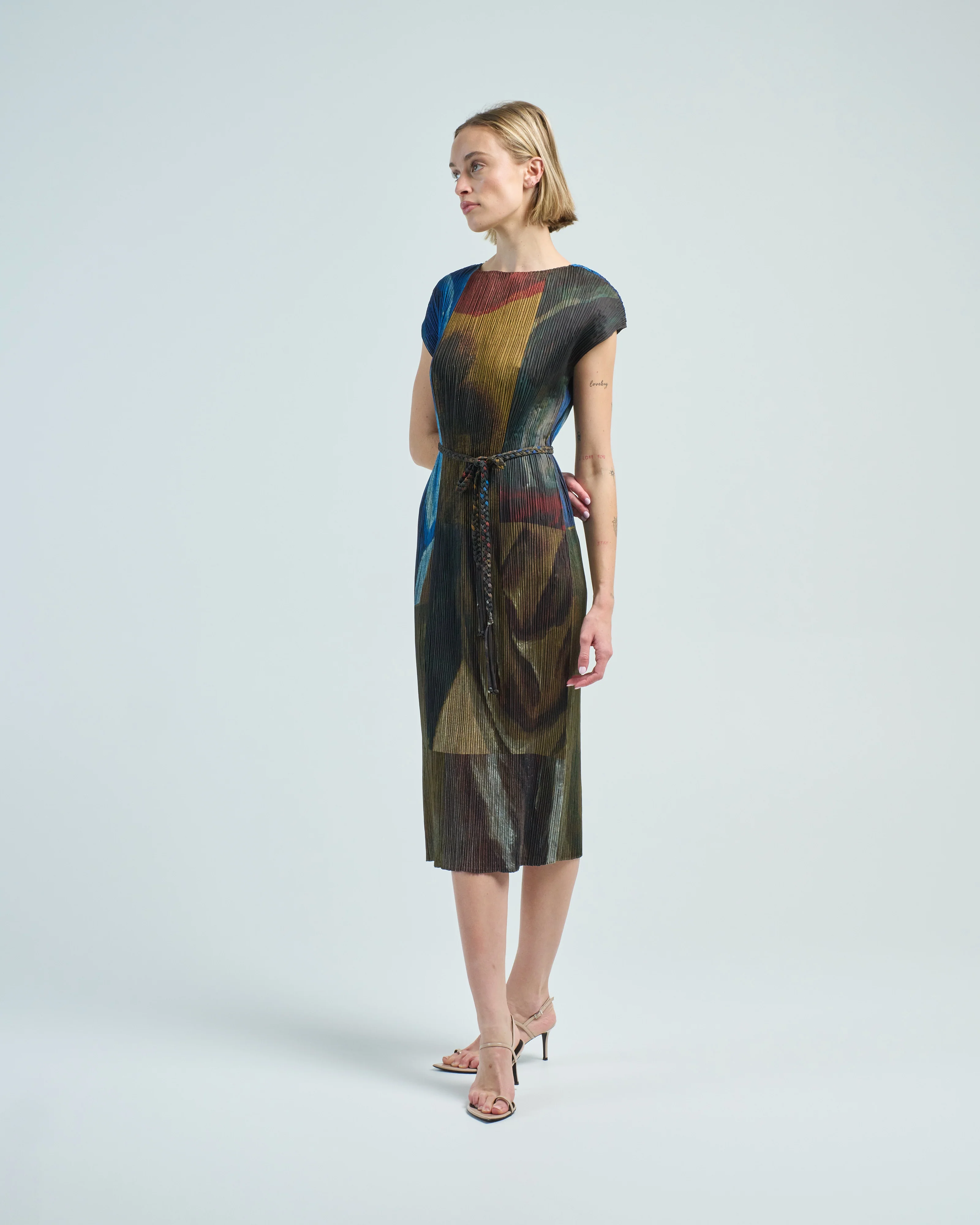 plisse maxi dress - Image 4