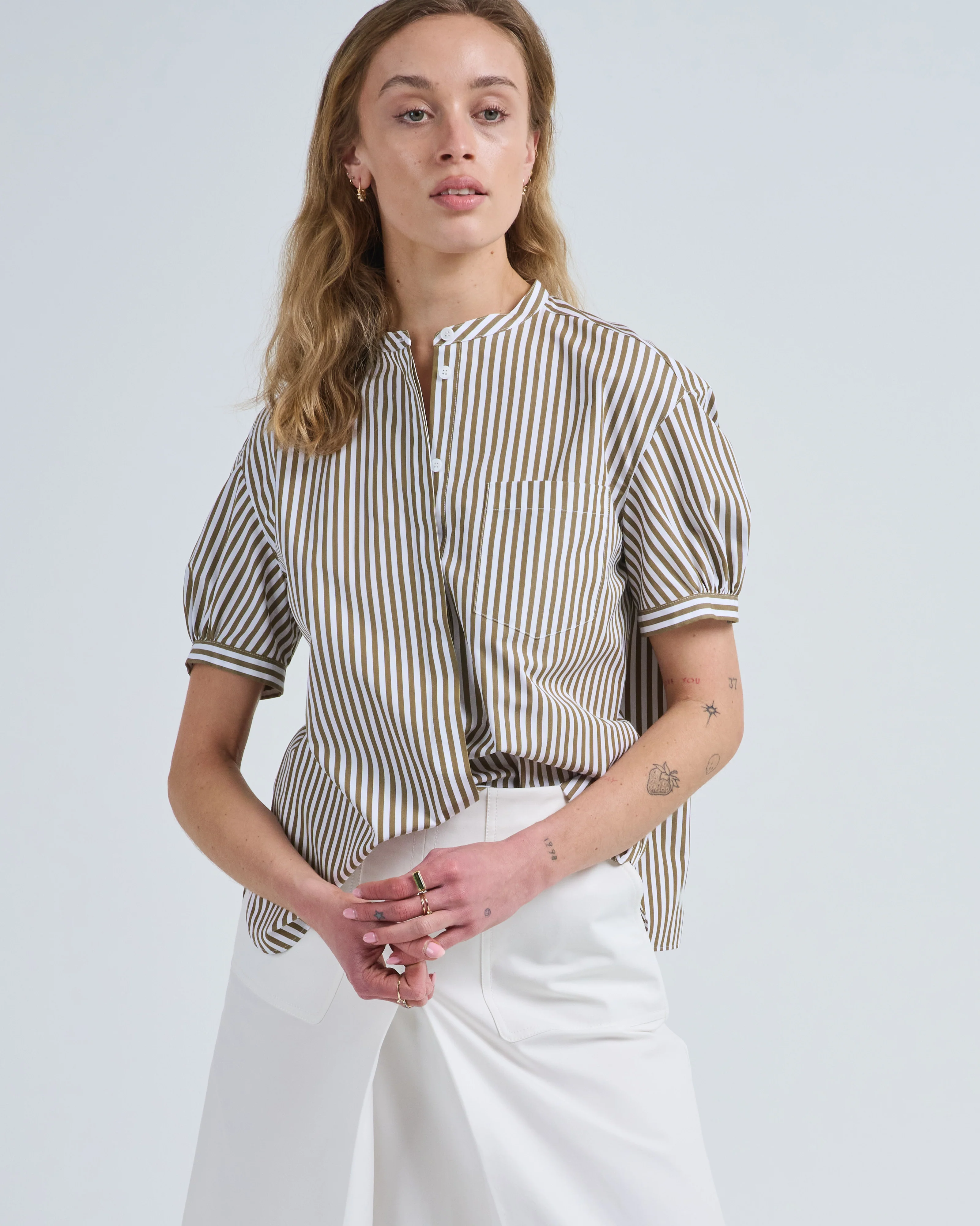 puff sleeve shirt - Image 2