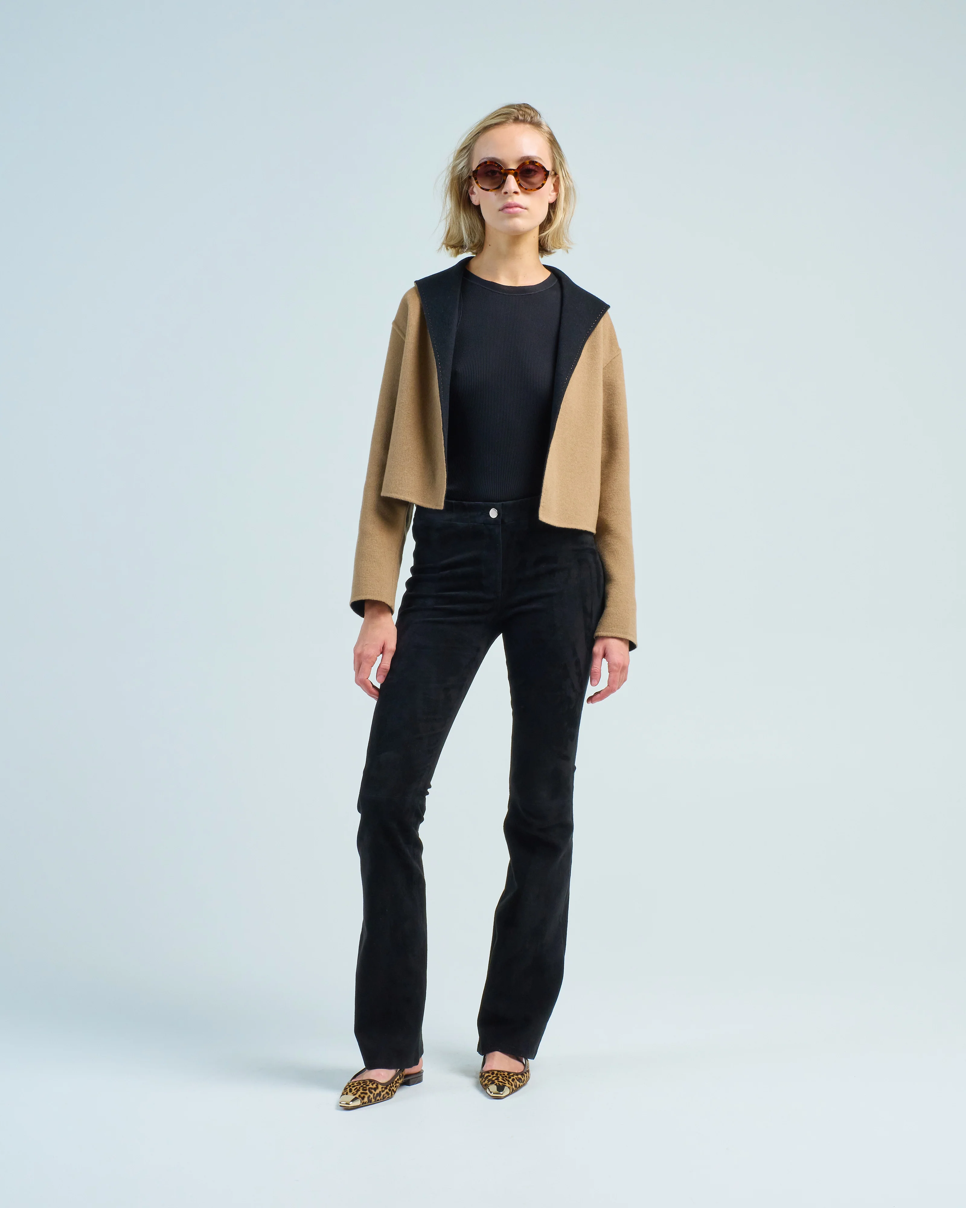 reversible cropped jacket - Image 3