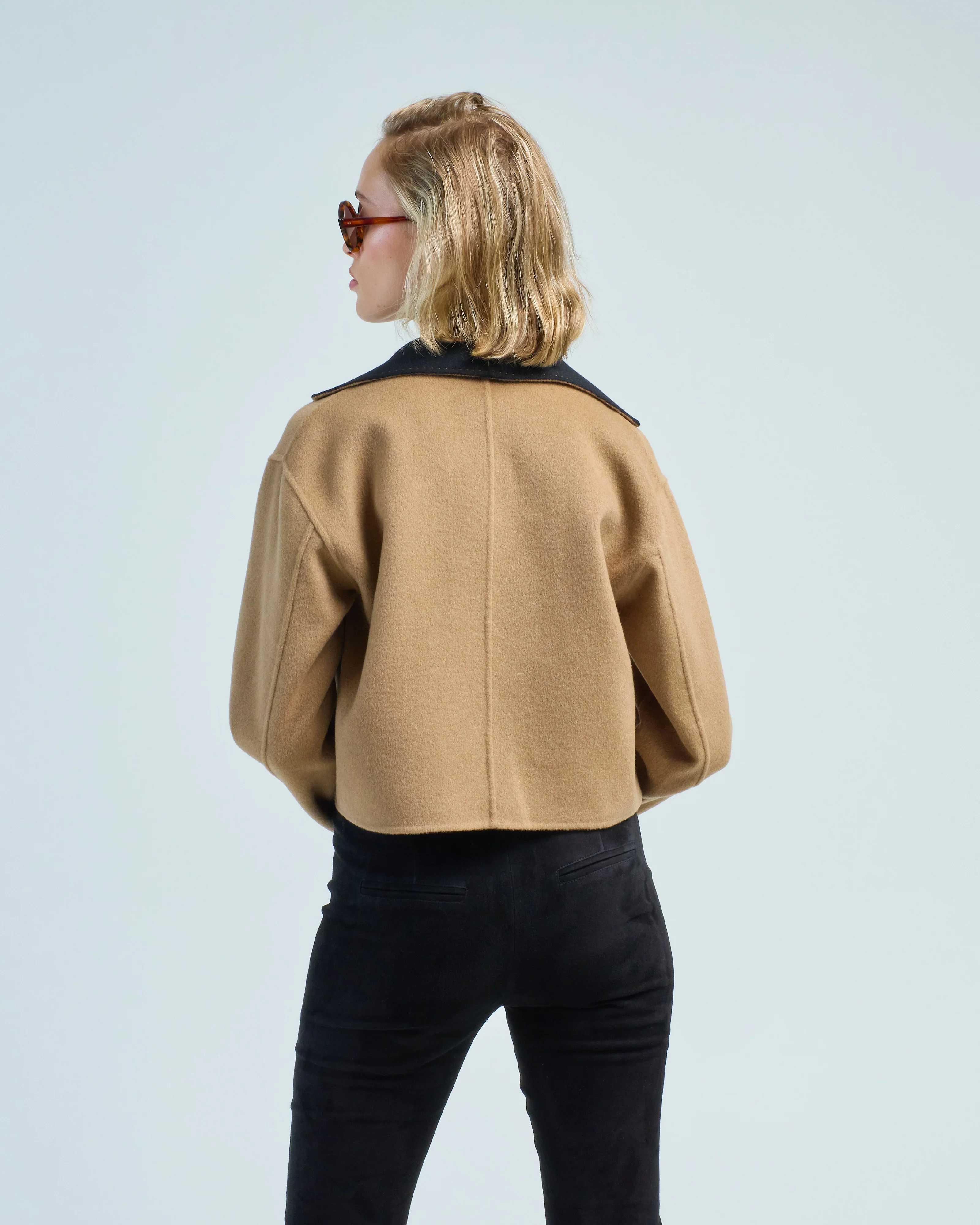 reversible cropped jacket - Image 5