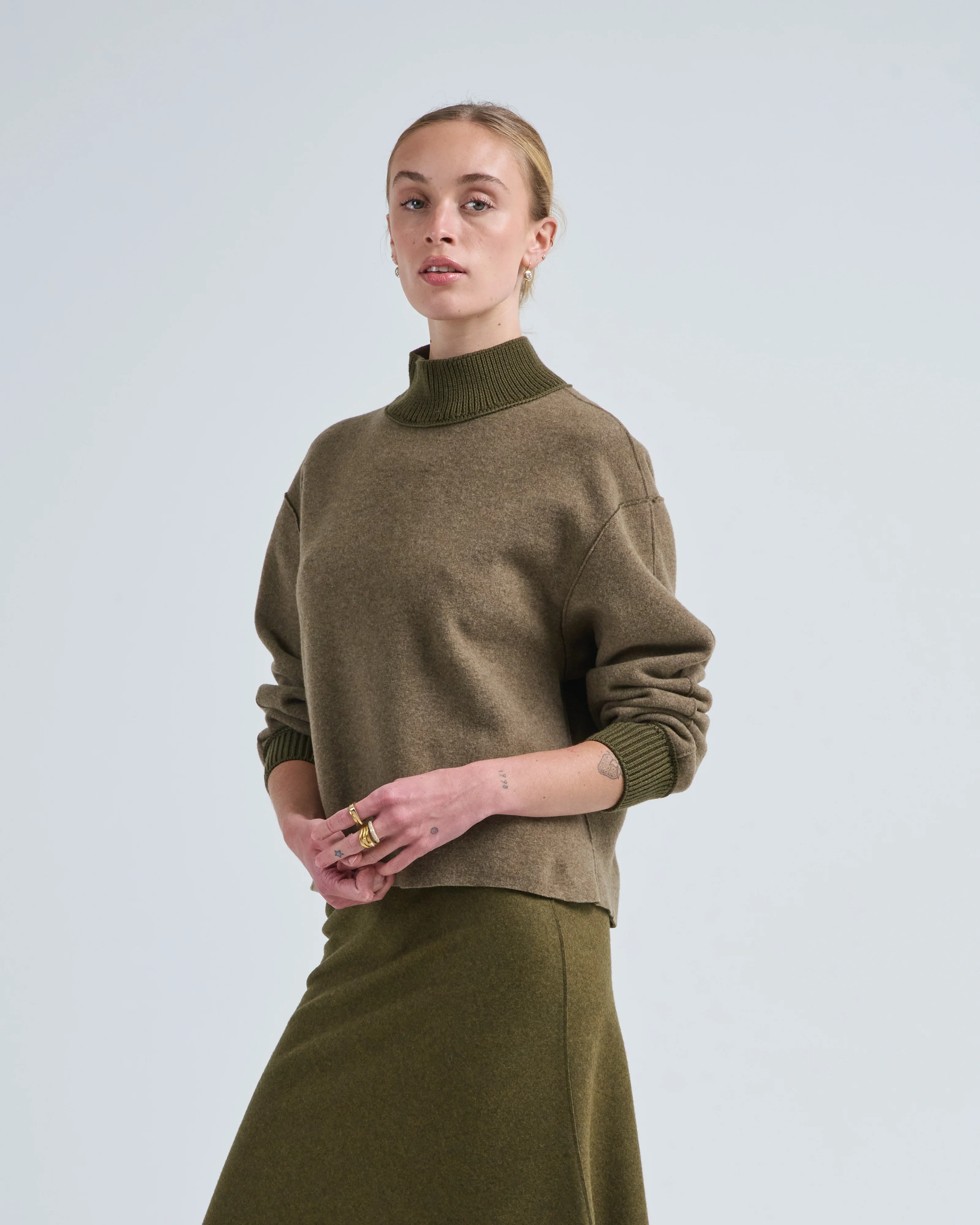 reversible mockneck top - Image 2