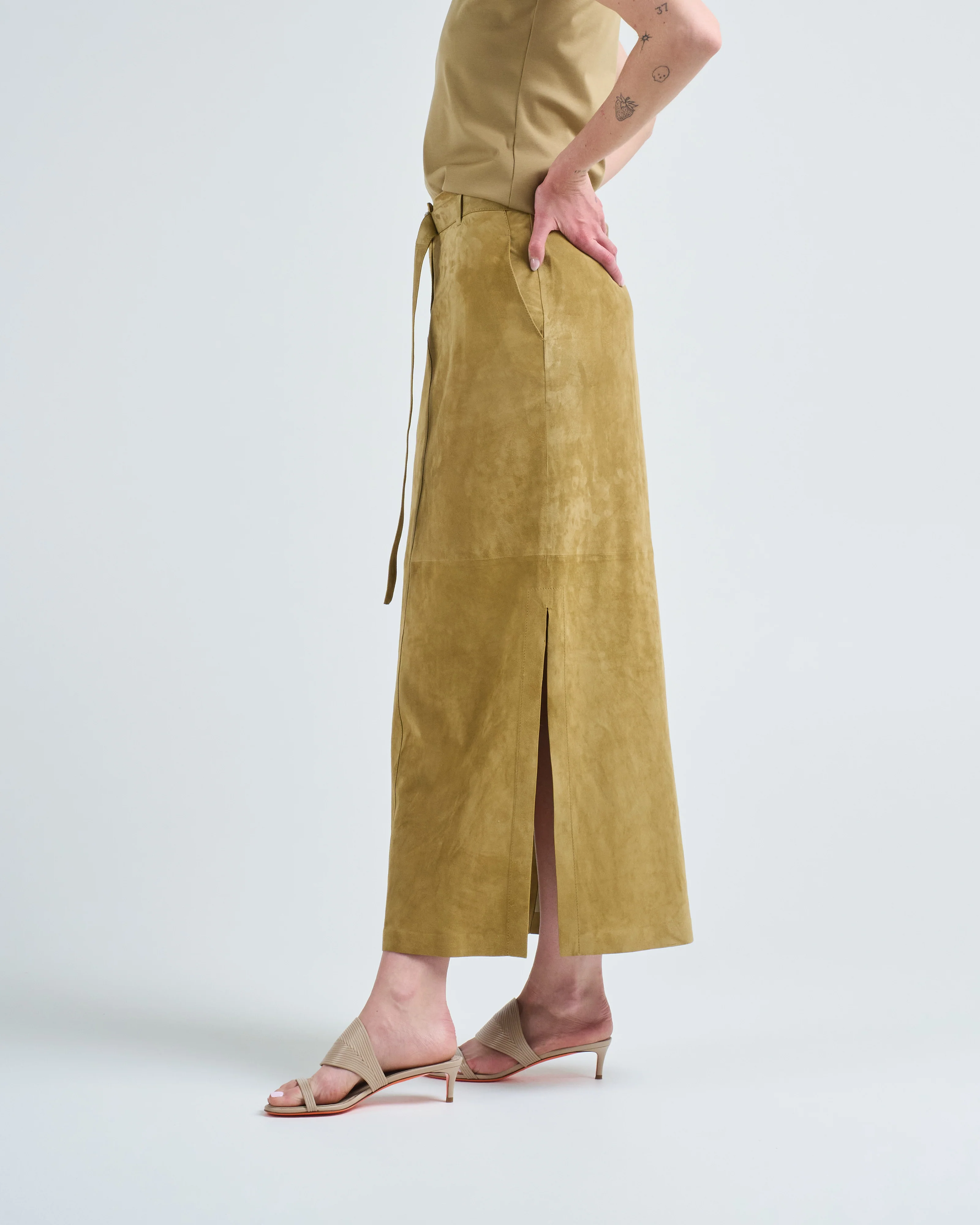 side slit maxi skirt - Image 2