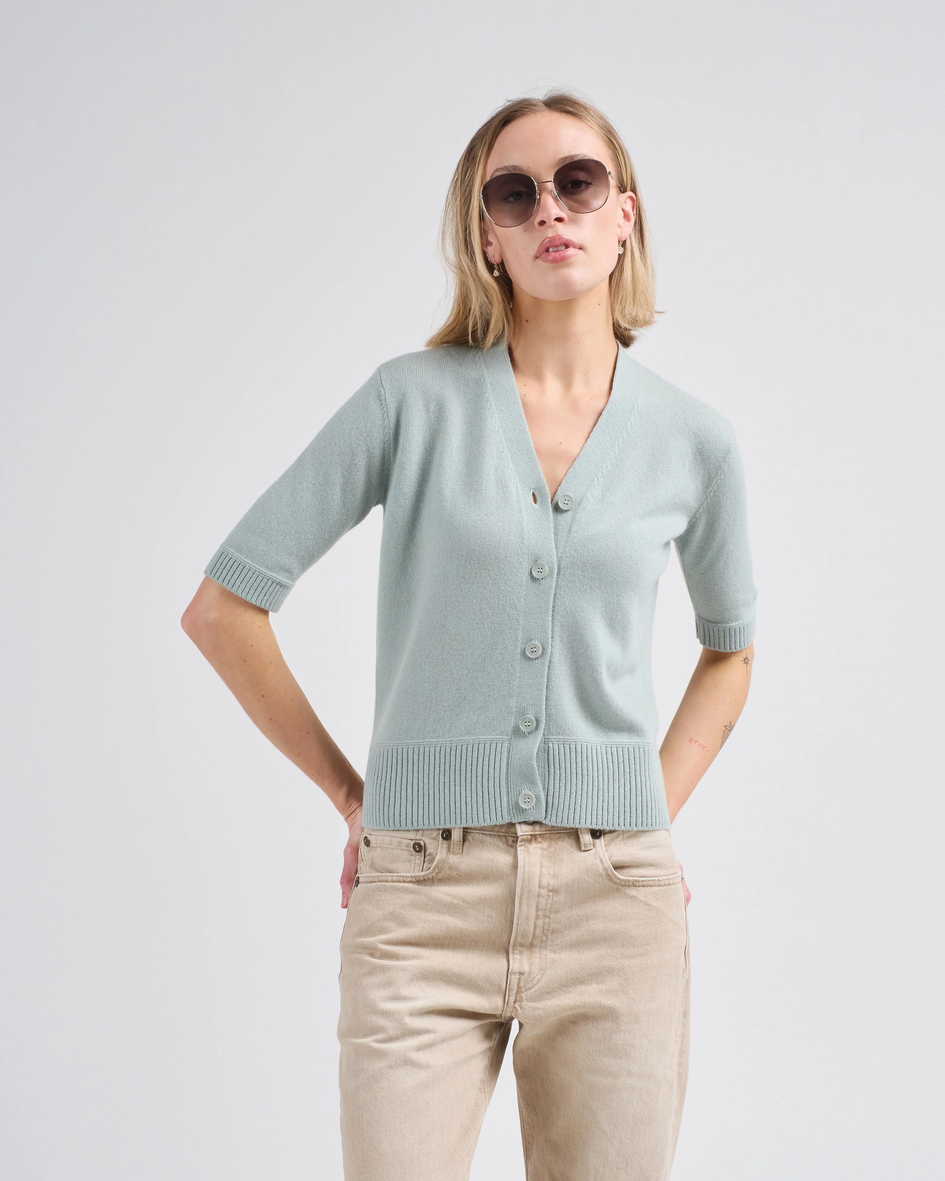 cardigan manica al gomito - Image 4