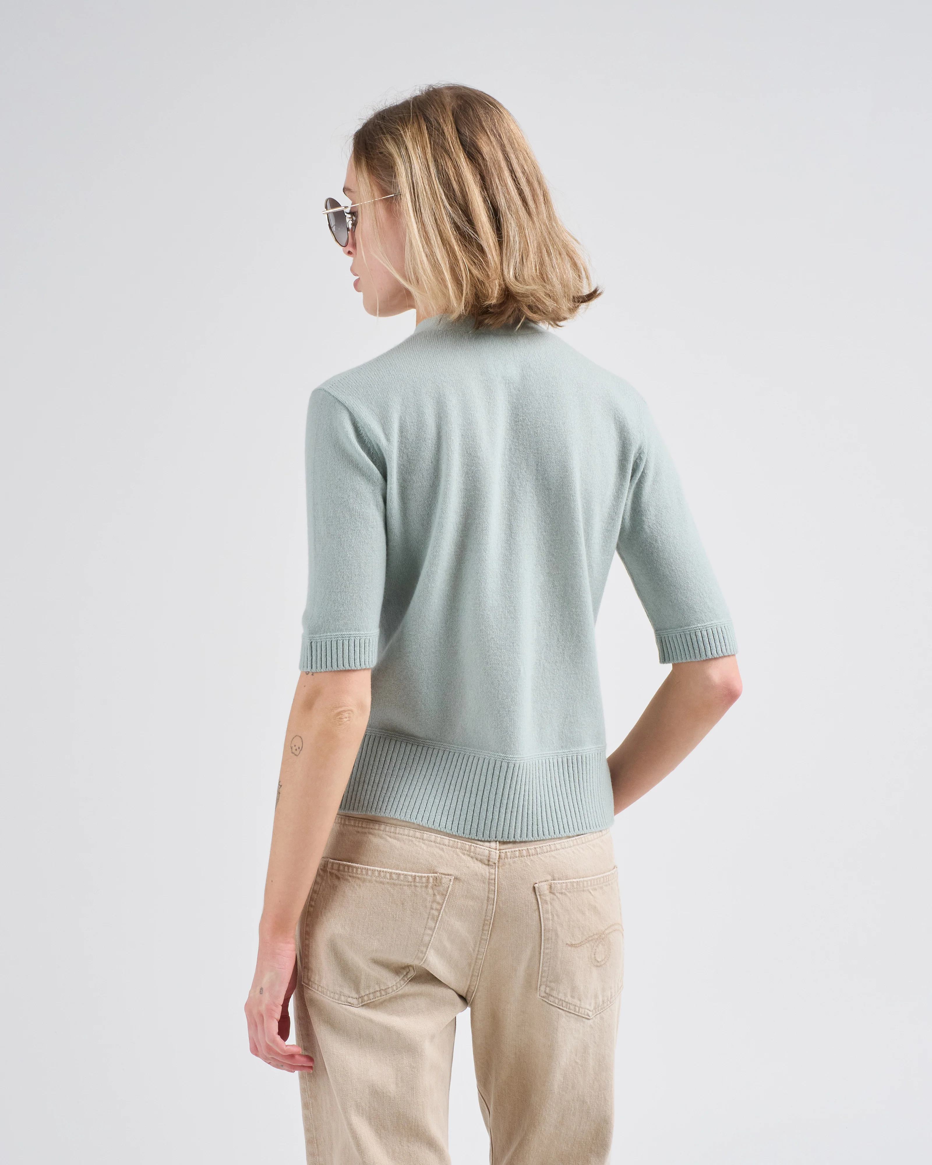 cardigan manica al gomito - Image 5