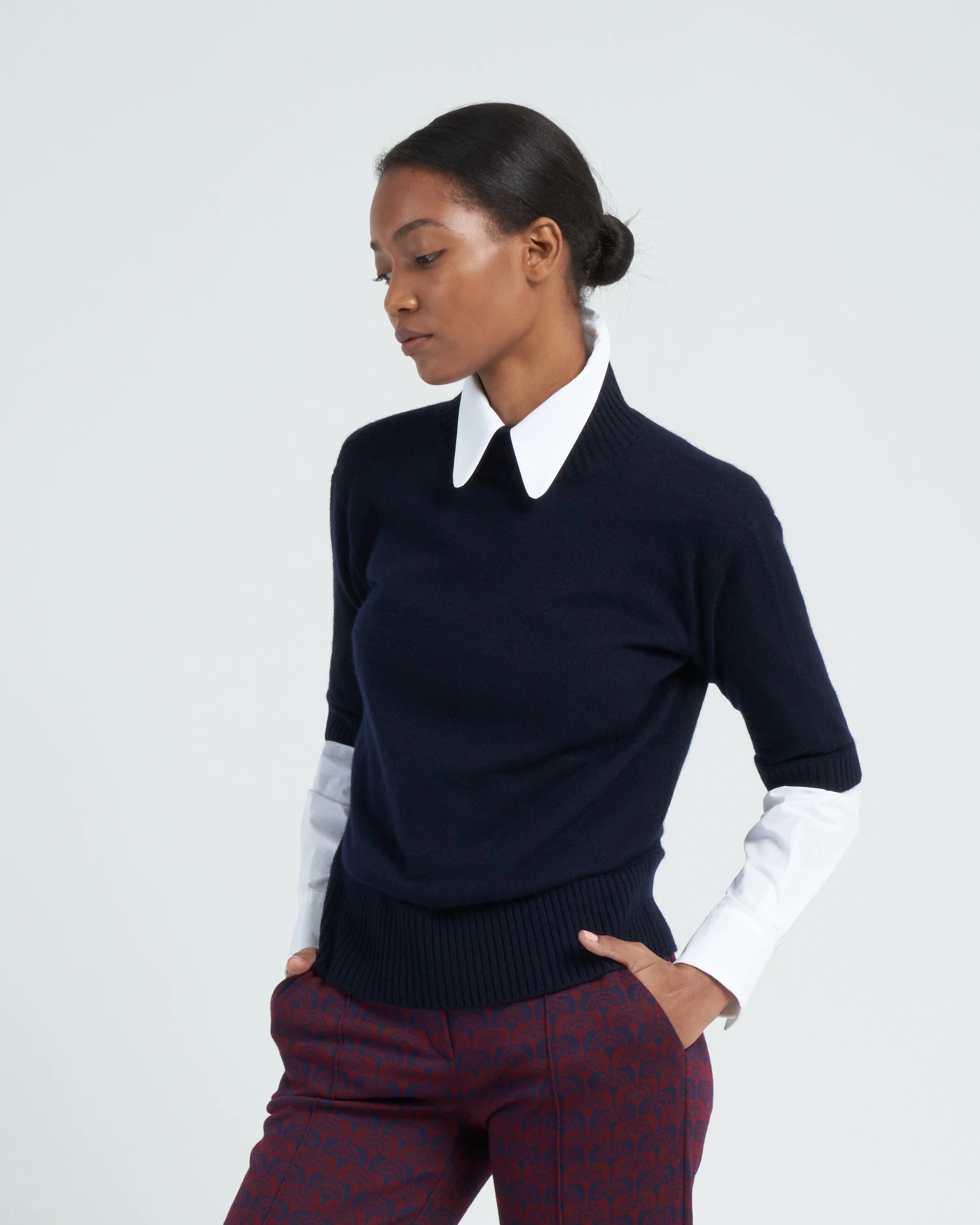 elbow sleeve turtleneck - pirate - Image 3