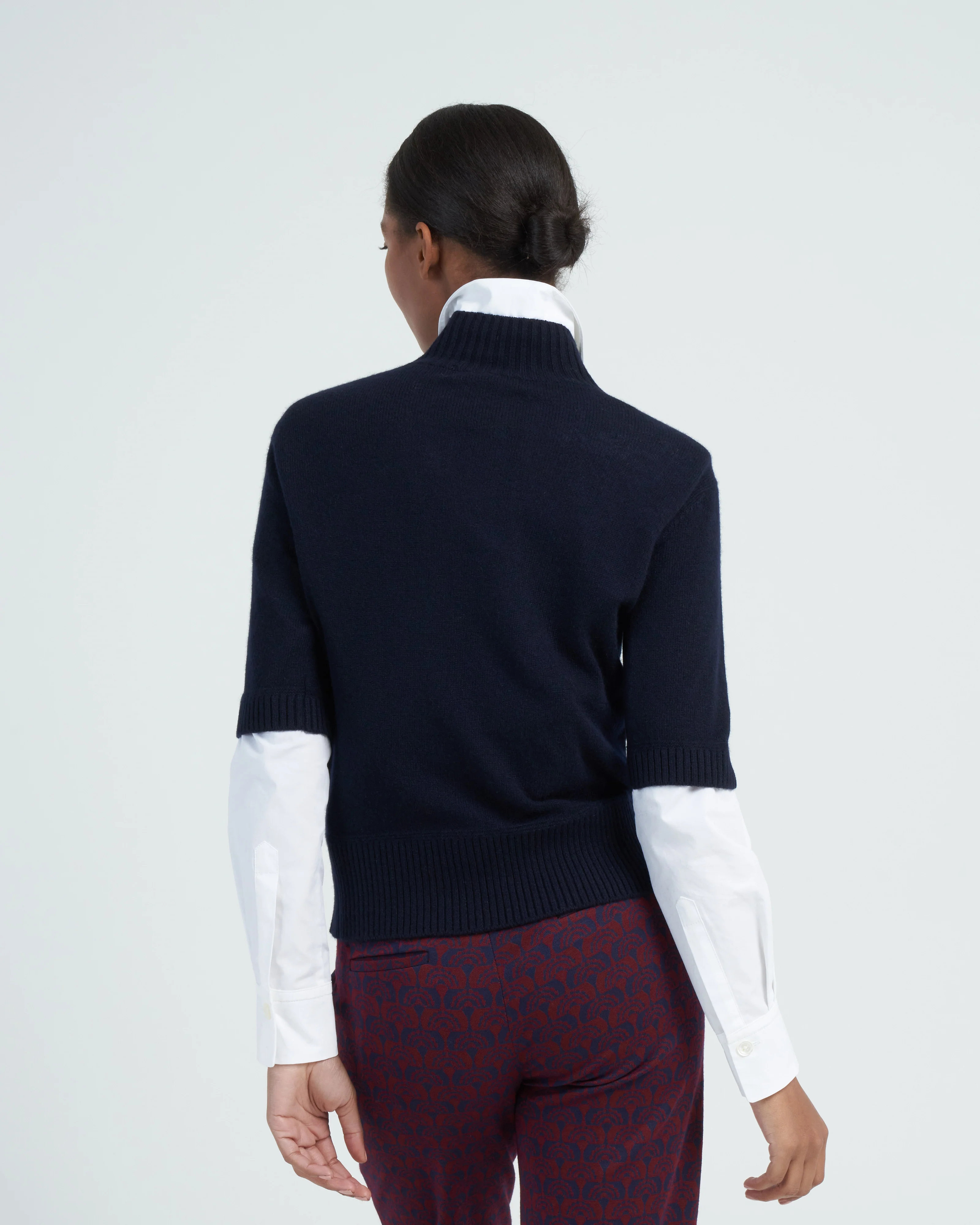 elbow sleeve turtleneck - pirate - Image 4