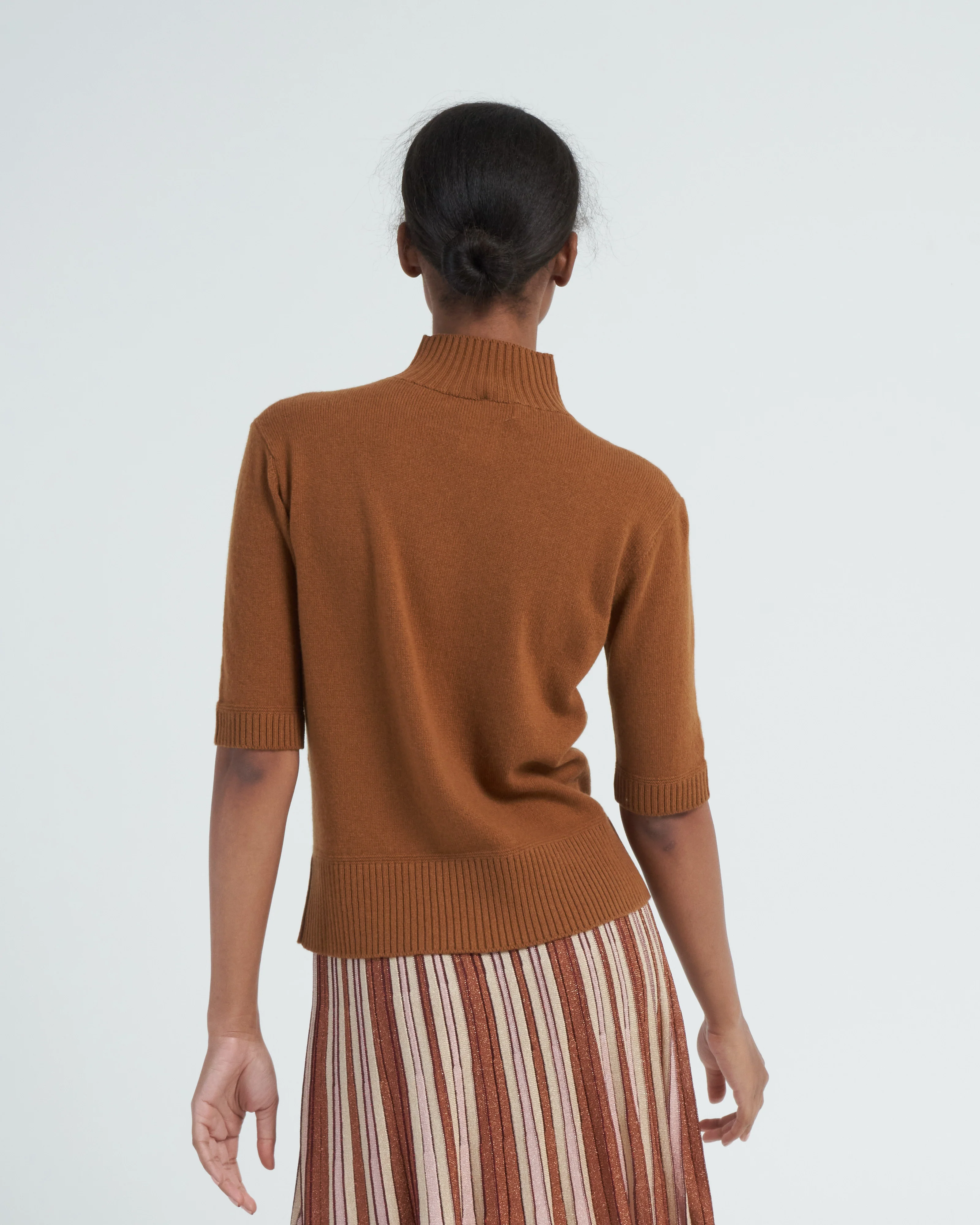 elbow sleeve turtleneck - vintage vicuna - Image 4