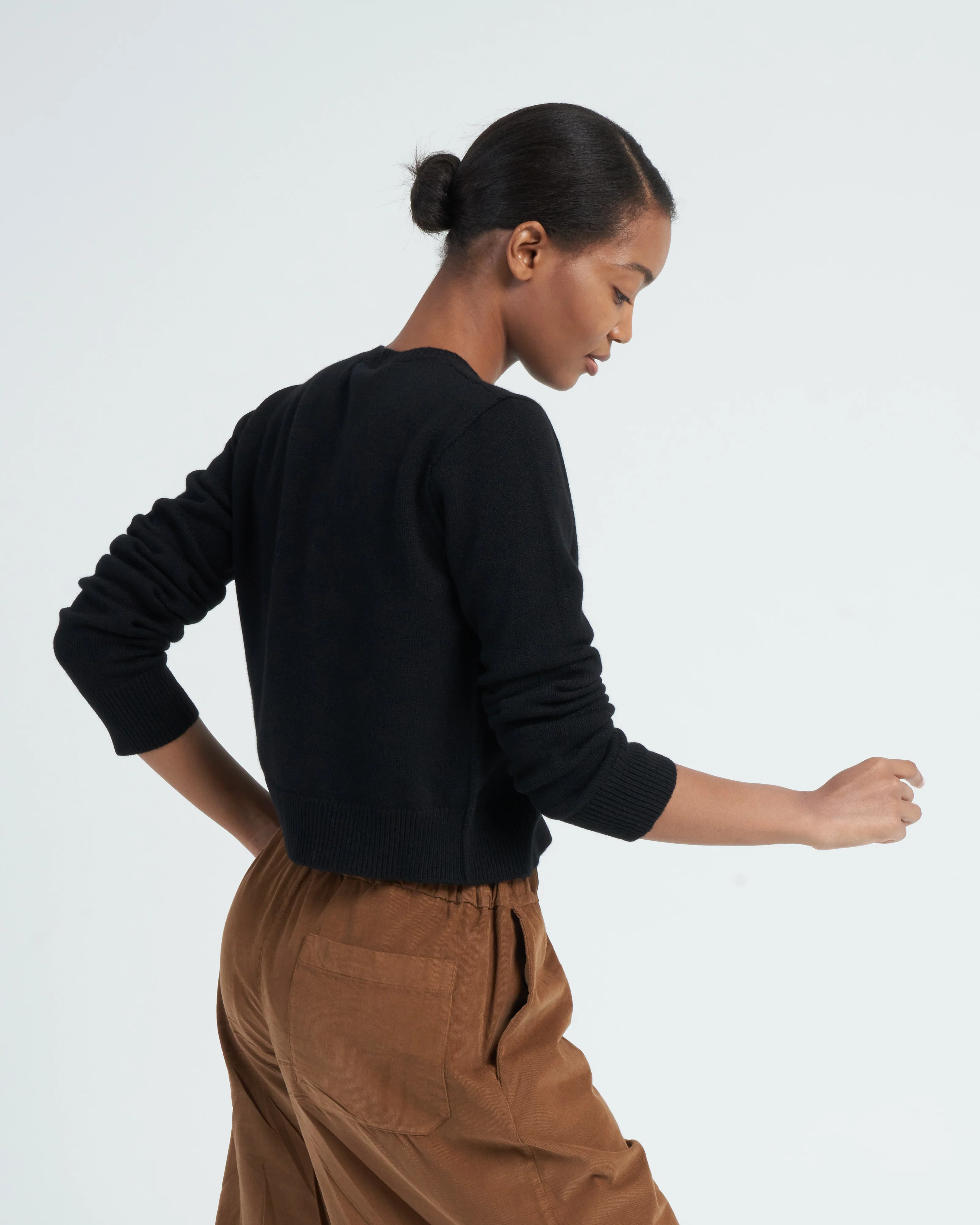 mini cardigan - black - Image 3