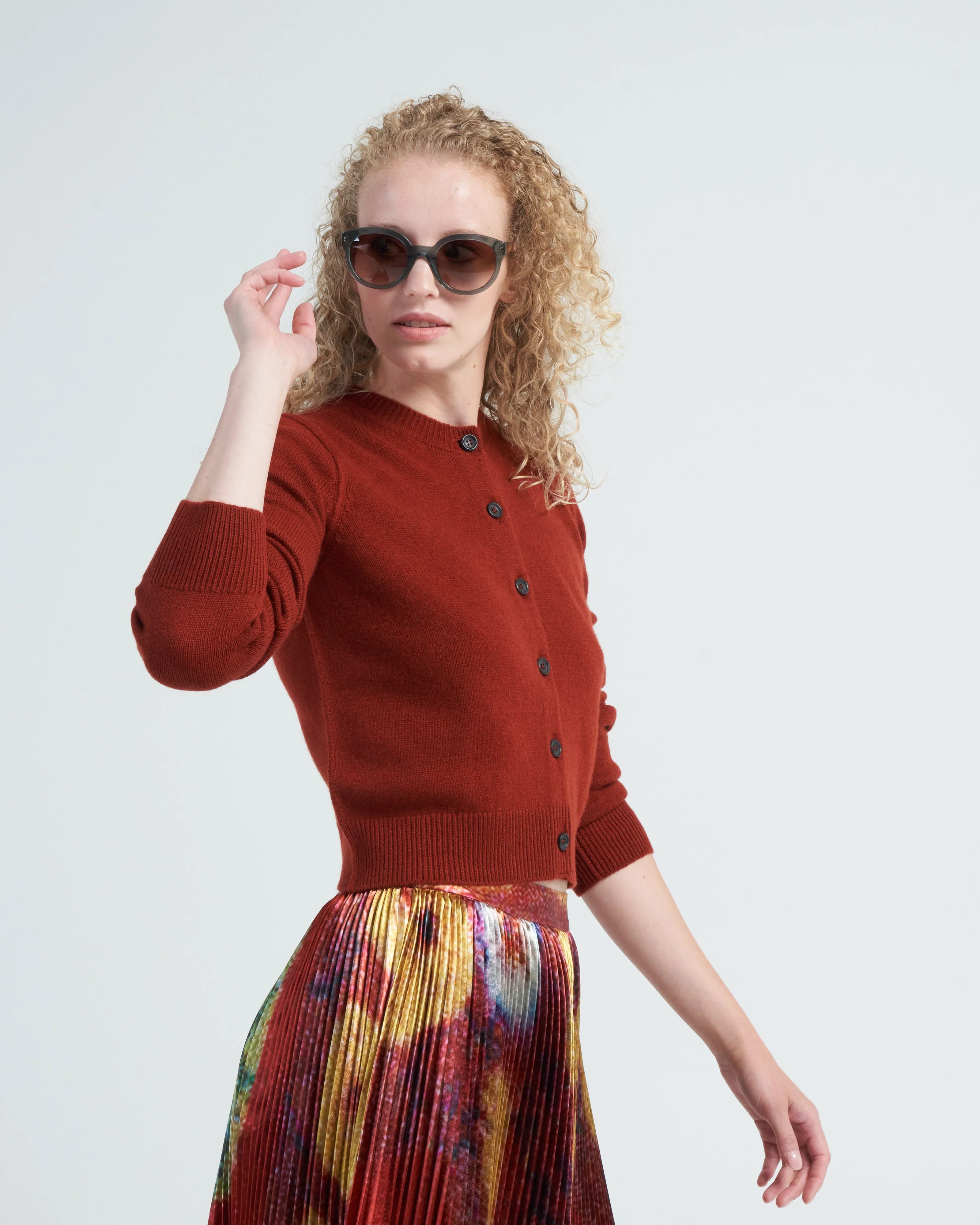 mini cardigan - harissa - Image 4