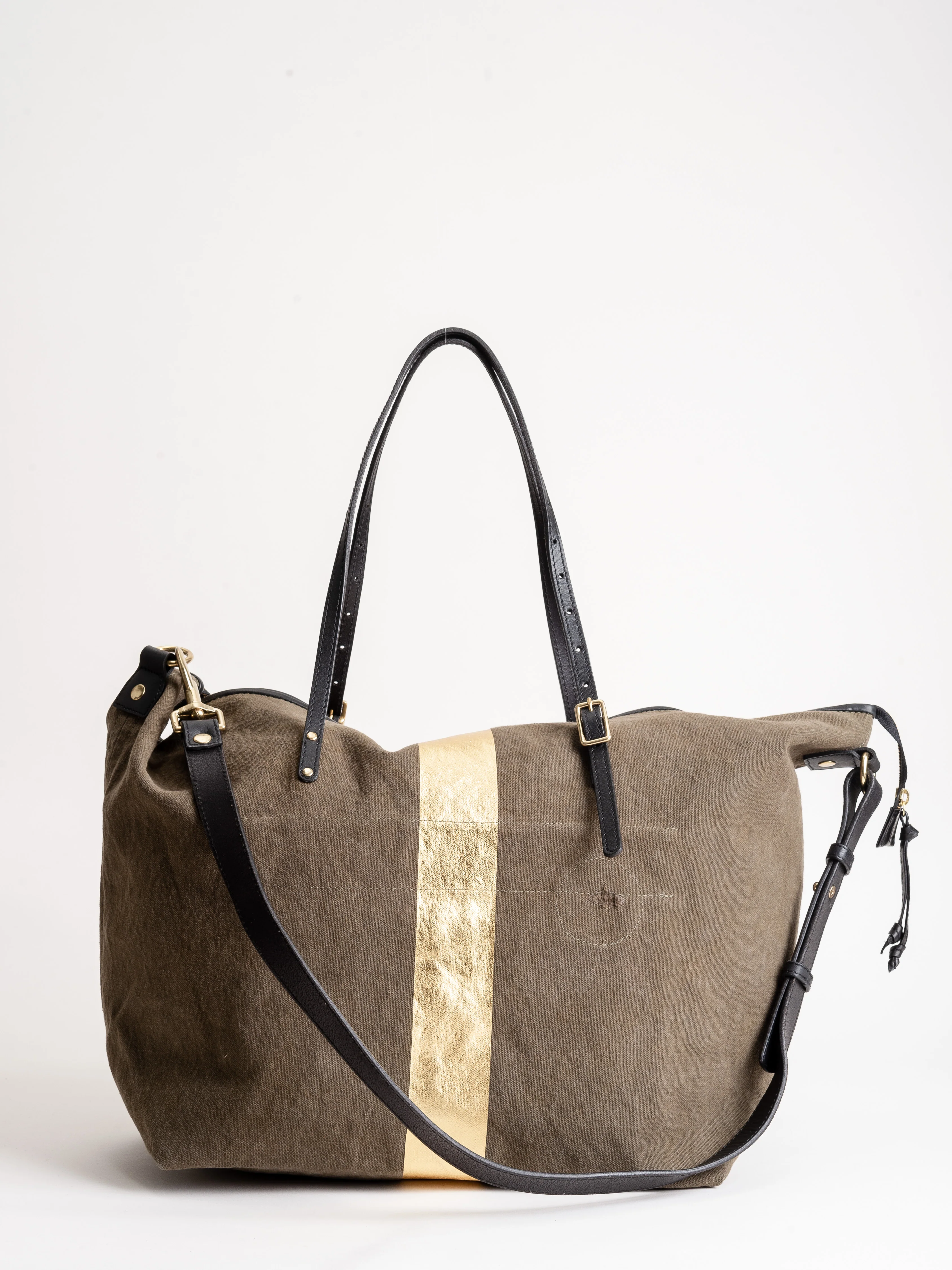 large army gold stripe crossbody bag - Image 2