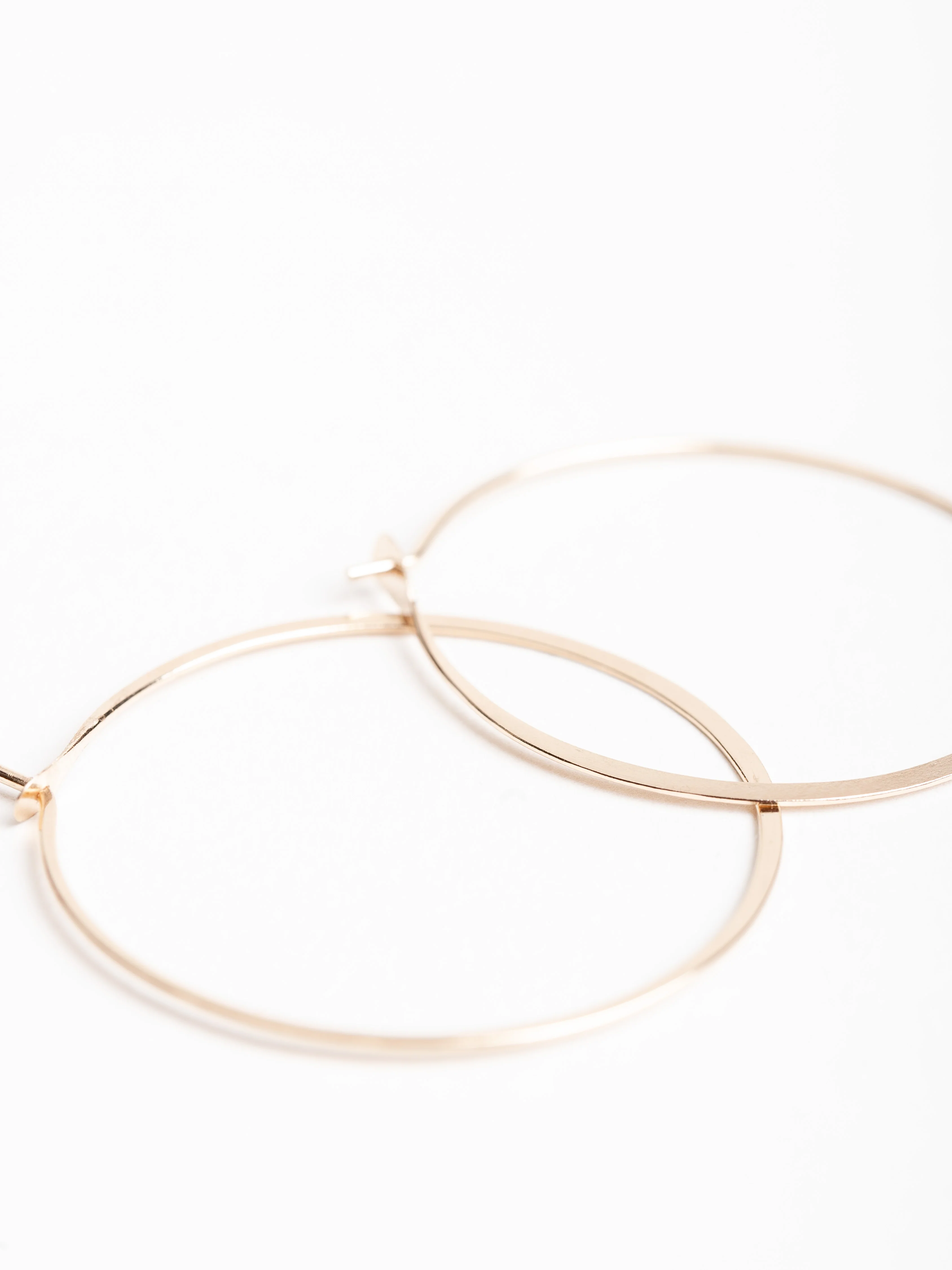 gold hoops - large - Image 3