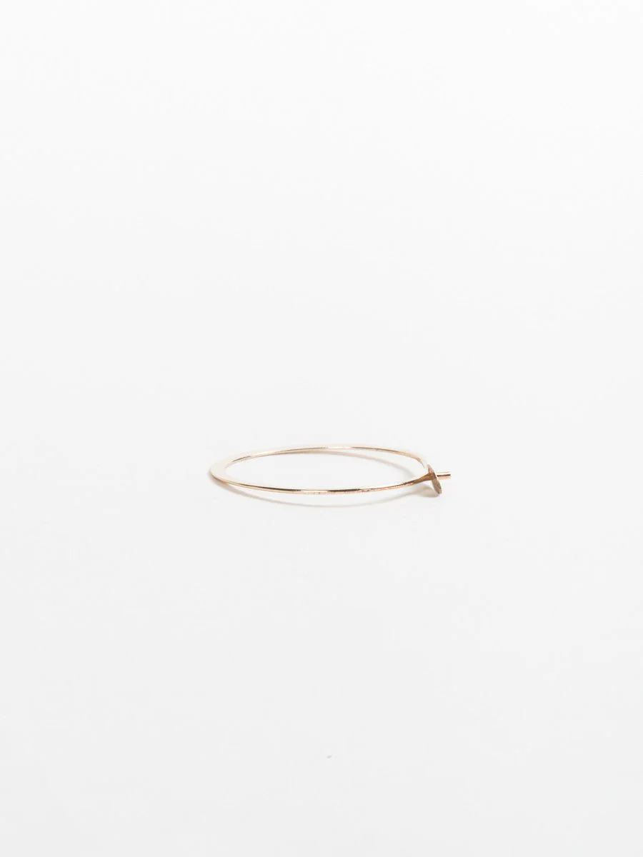 gold hoops - large - Image 5