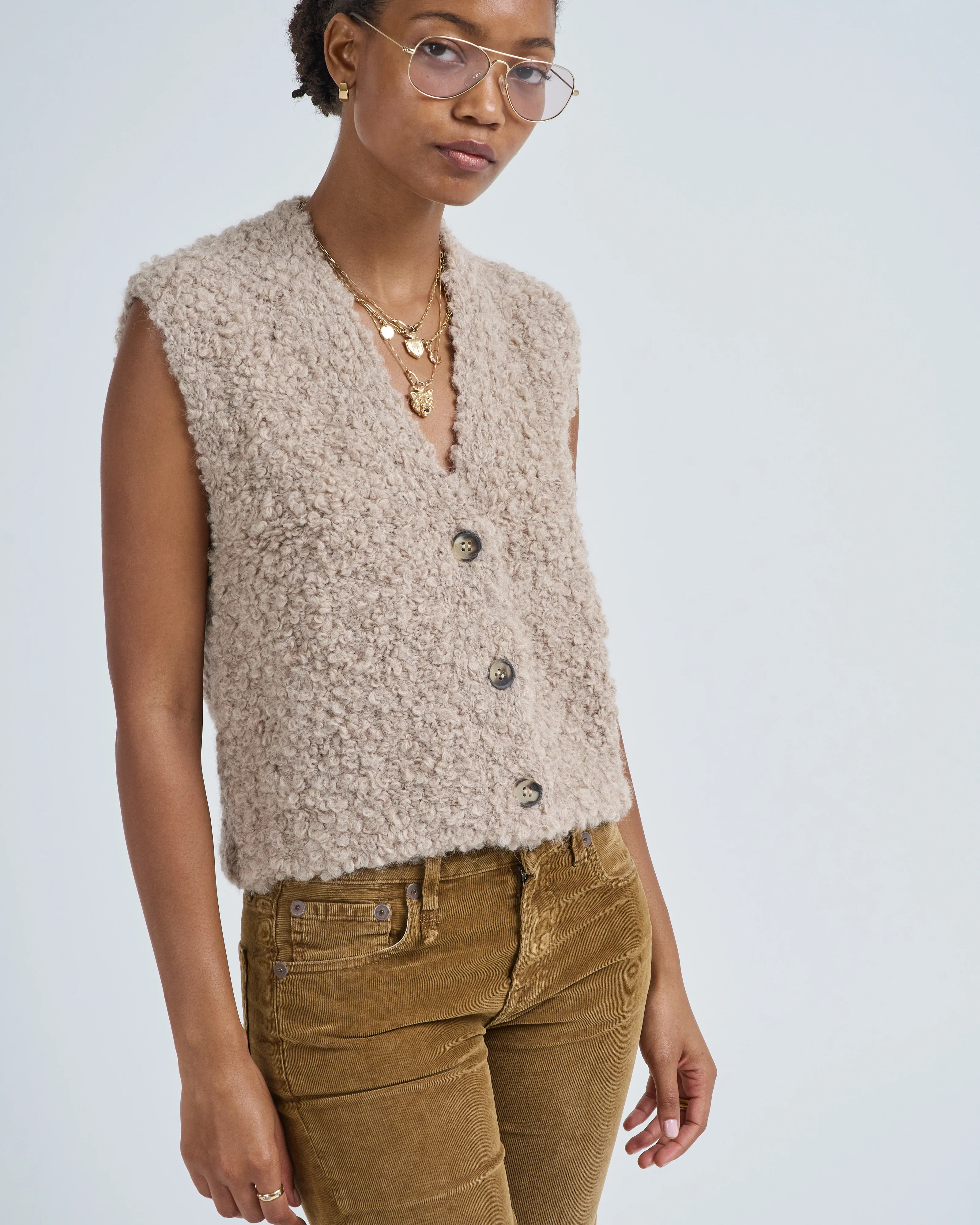 aries boucle vest - Image 2