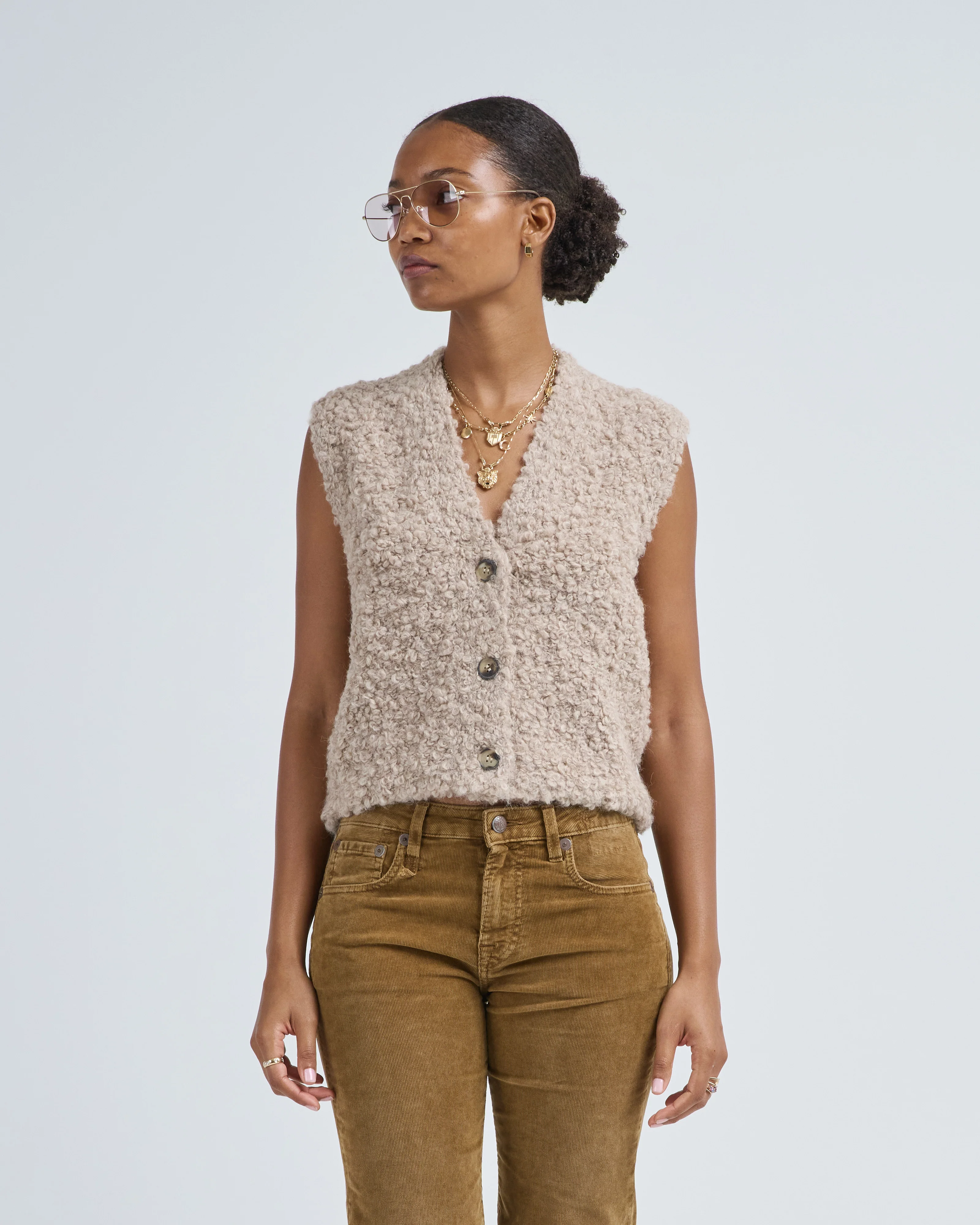 aries boucle vest - Image 3