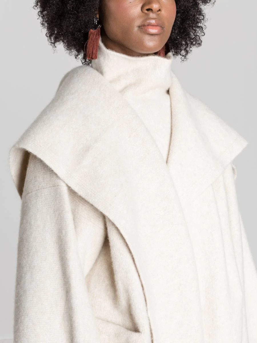 blanket coat - birch - Image 5