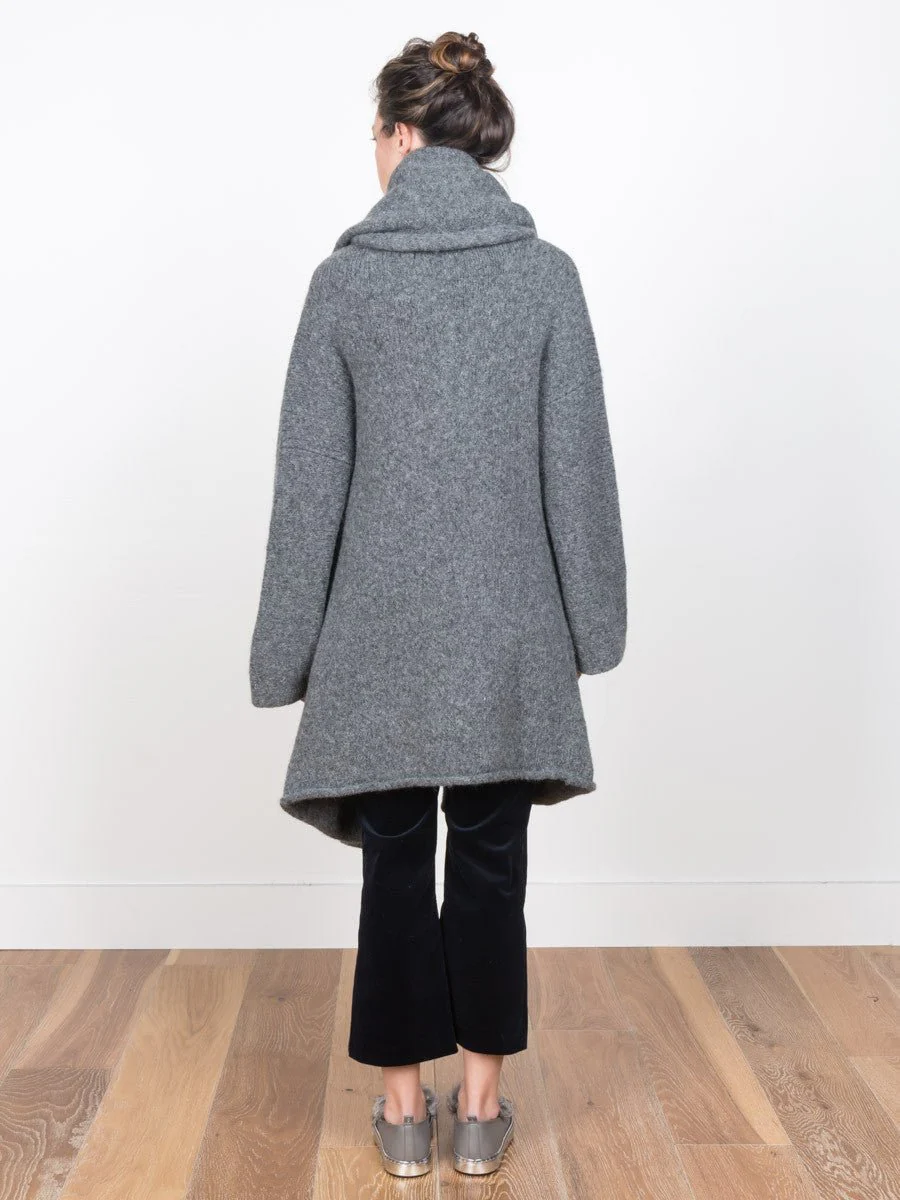 capote coat - charcoal - Image 3