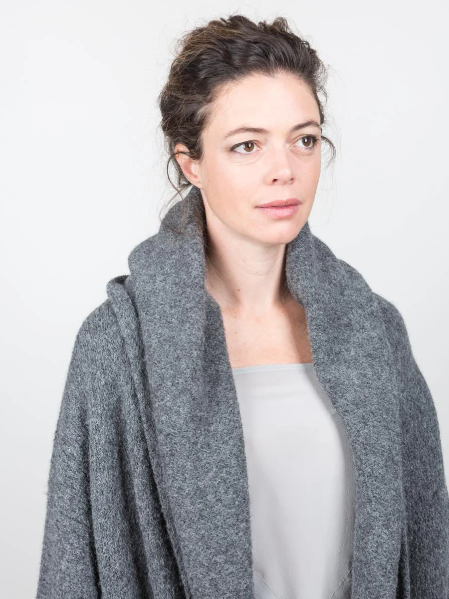 capote coat - charcoal - Image 4