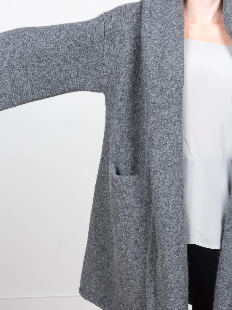 capote coat - charcoal - Image 5