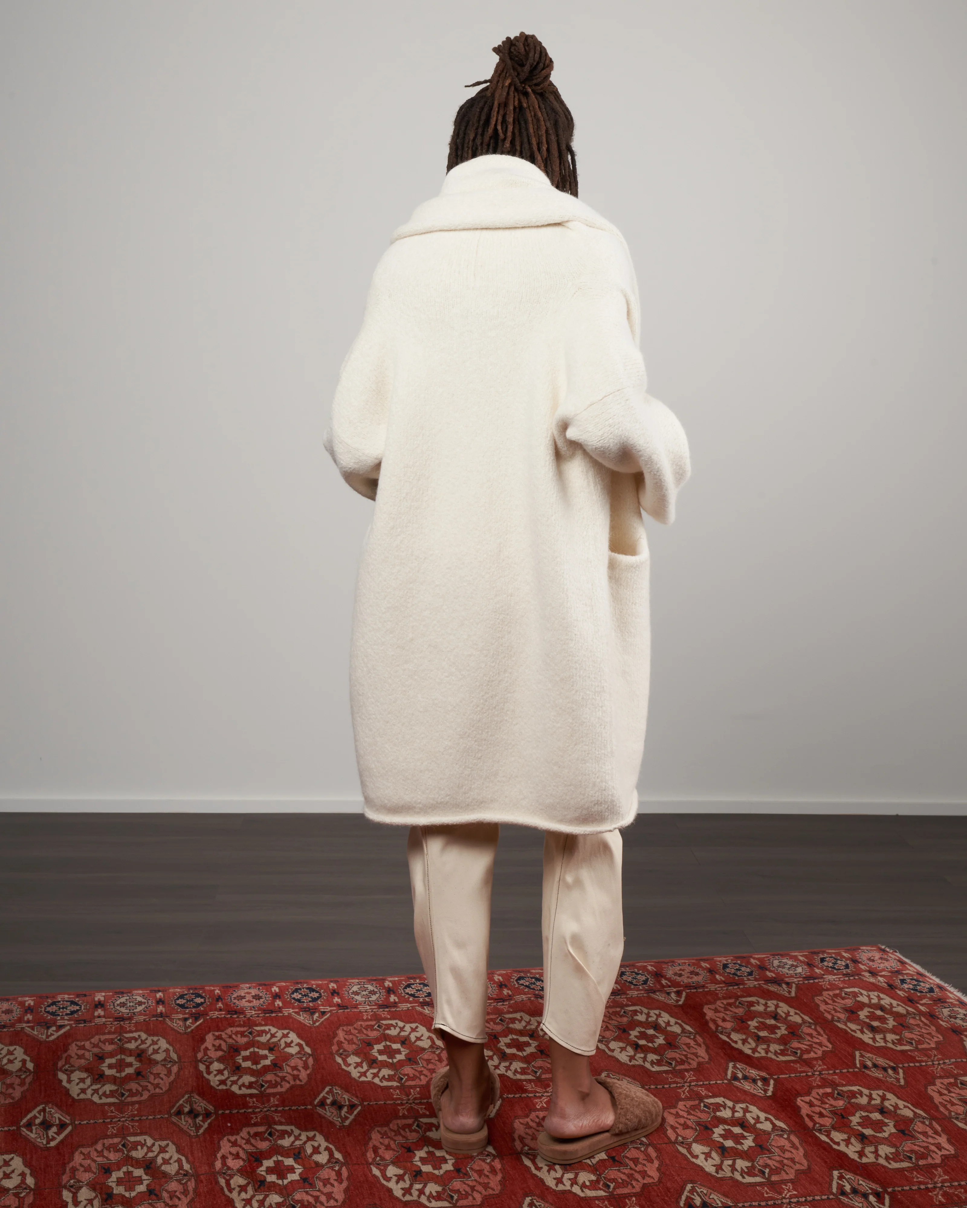 capote coat - white - Image 5