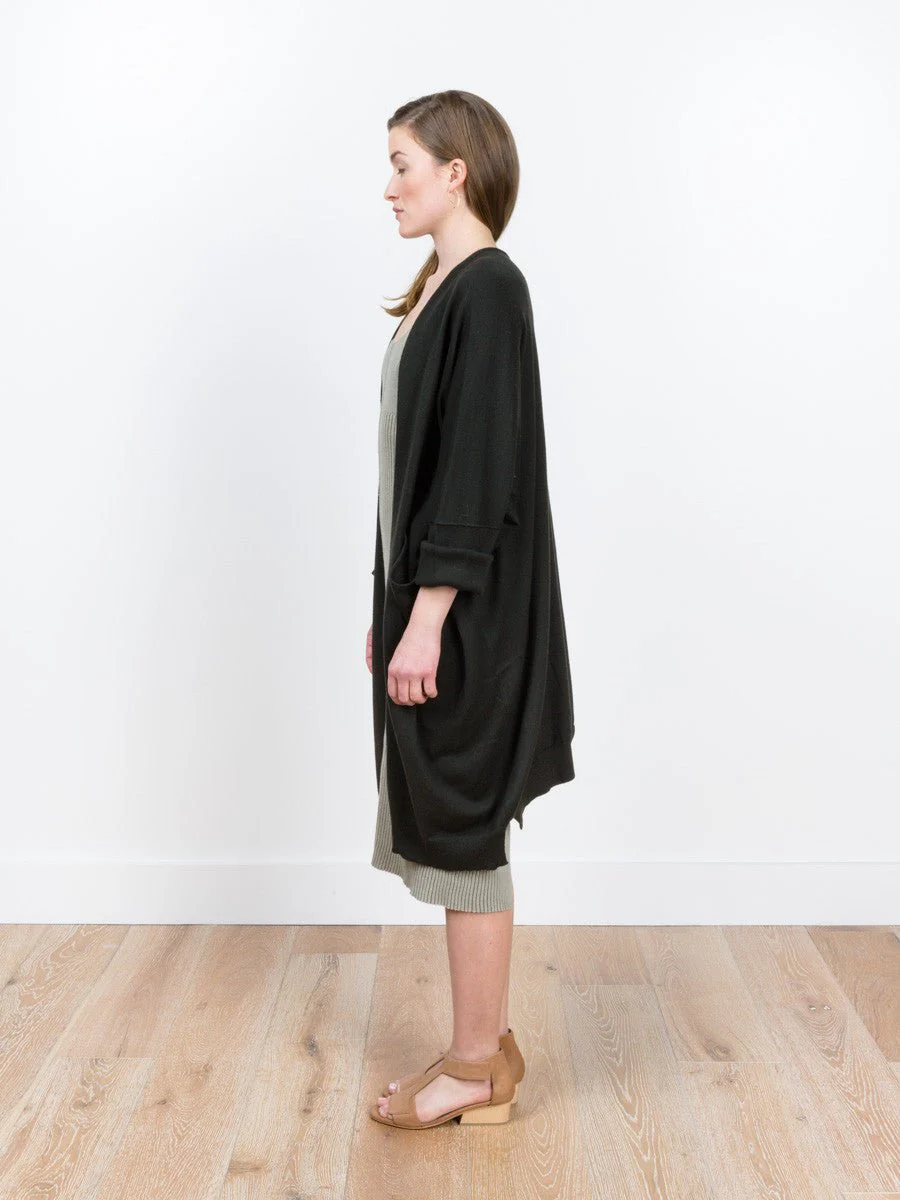 fine wide cardigan - pine - Image 2