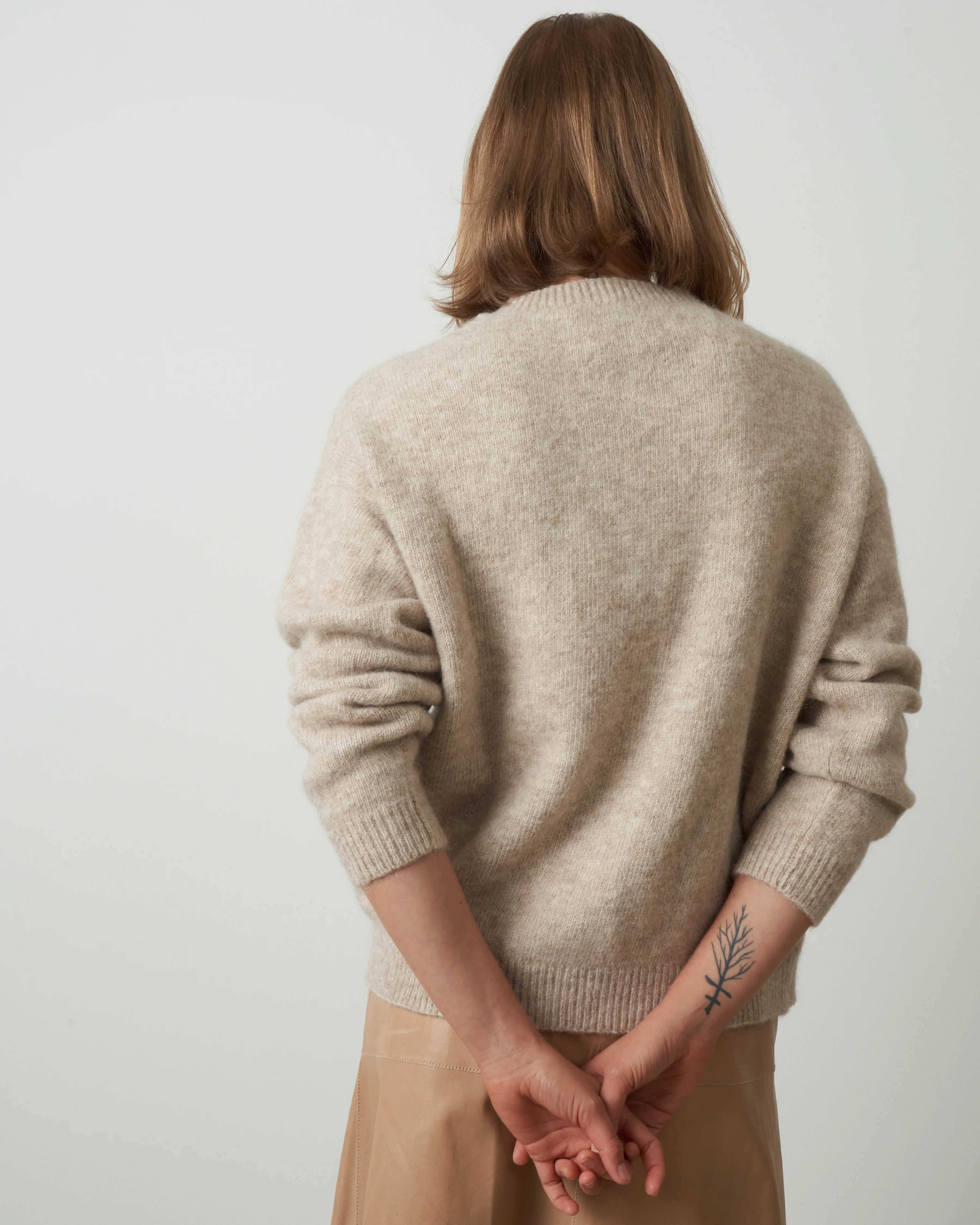 fluffy crewneck - hay - Image 3