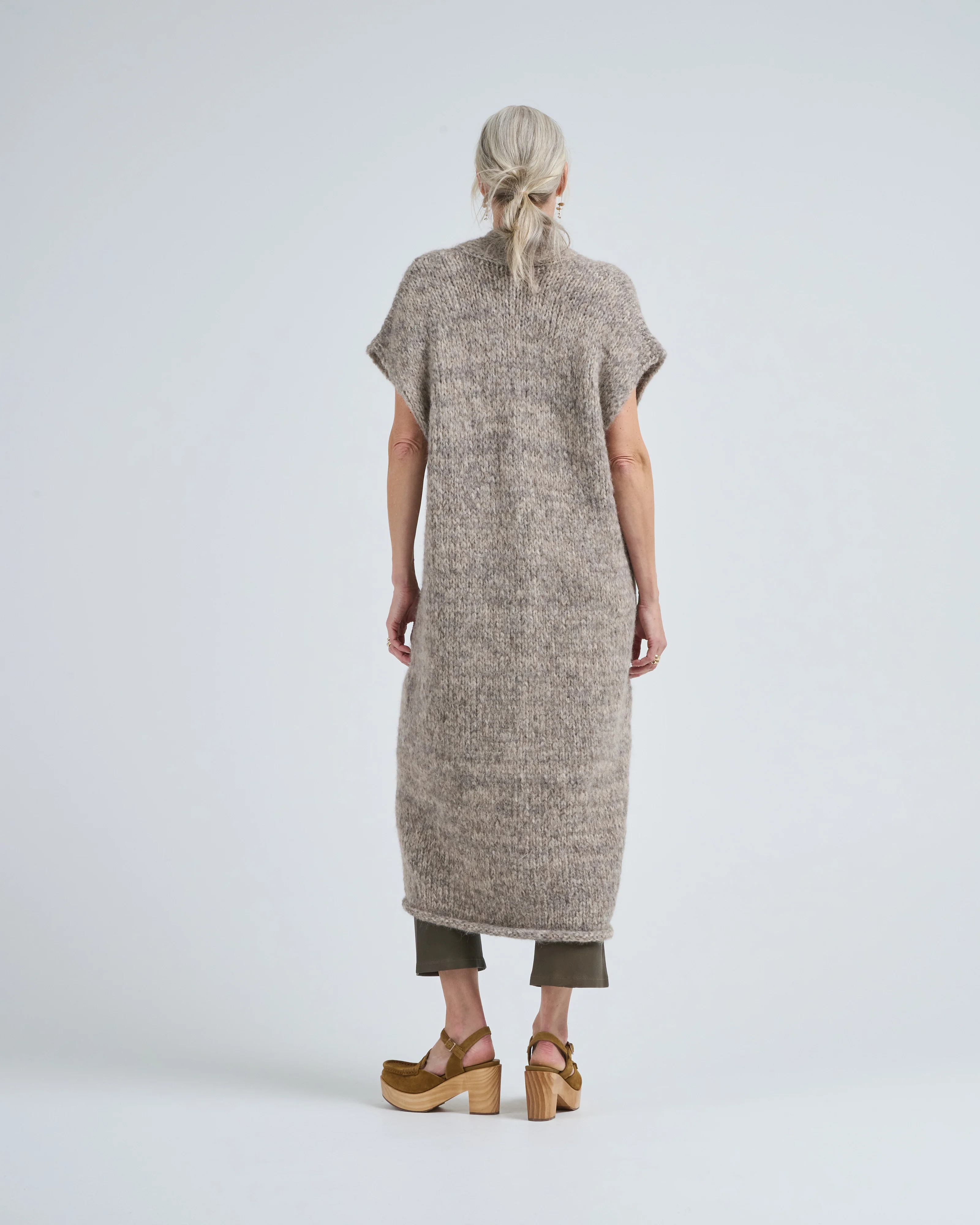 handknit big cable dress - Image 5
