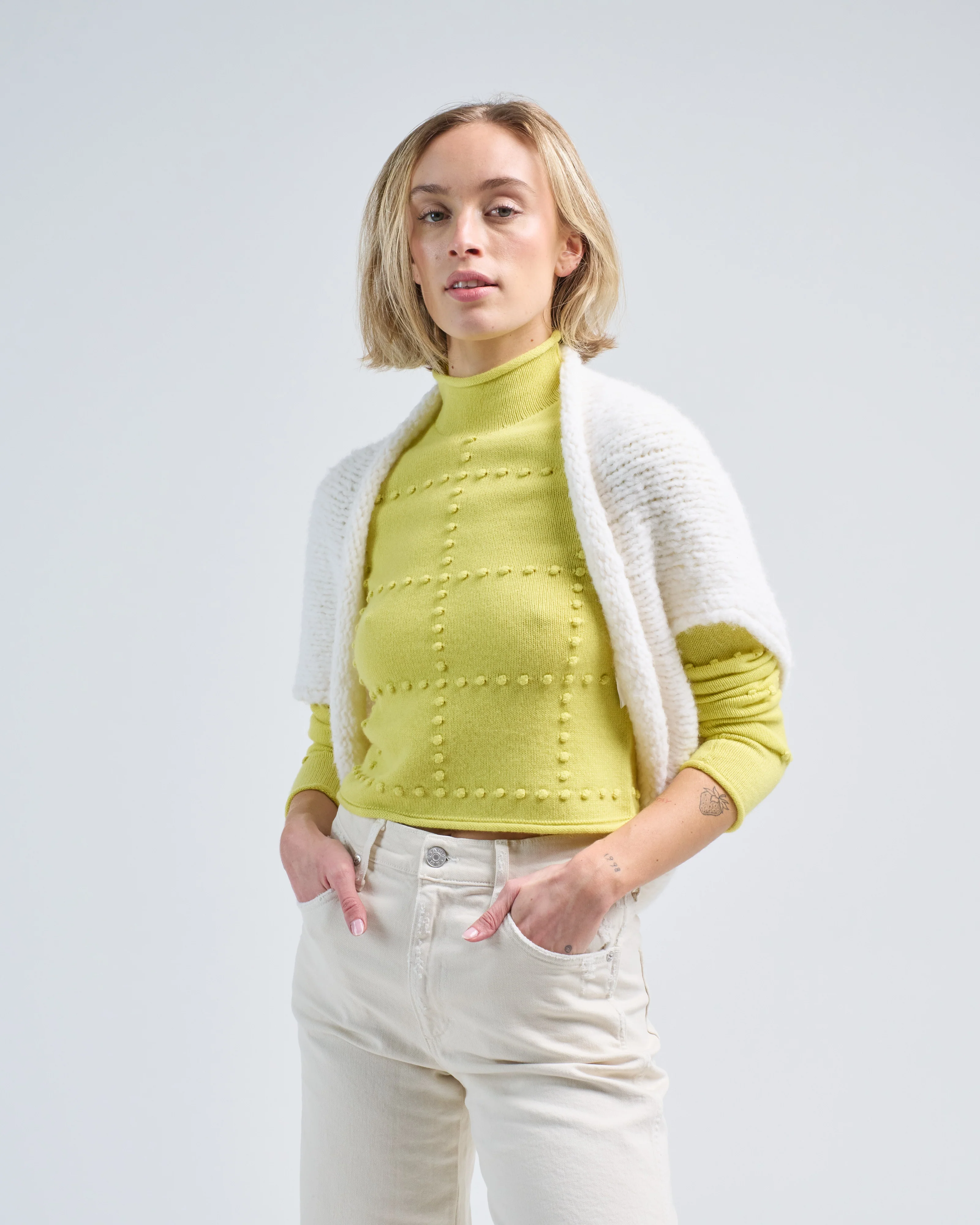 handknit shrug - Image 3