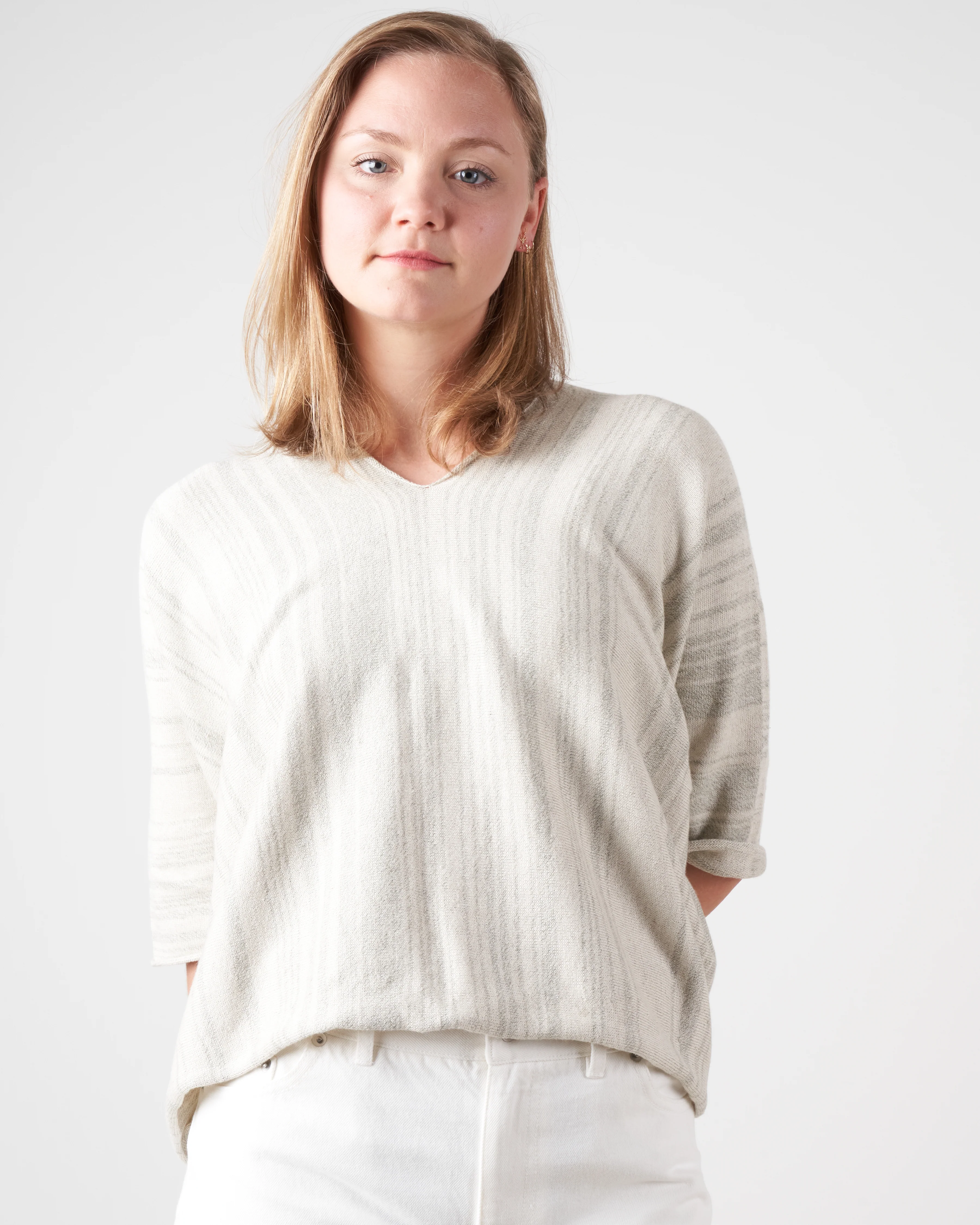 horizontal huipil - marl stripe - Image 2