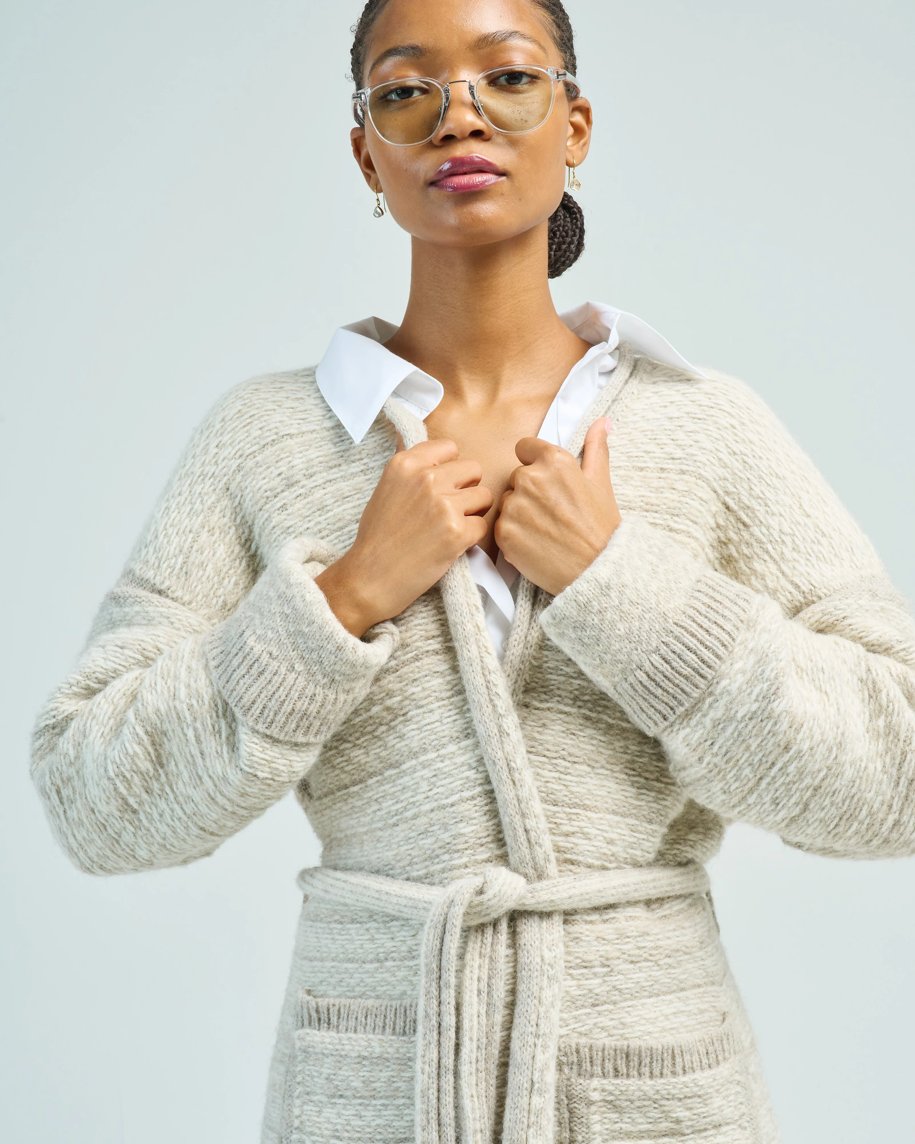jacquard cardigan - Image 2