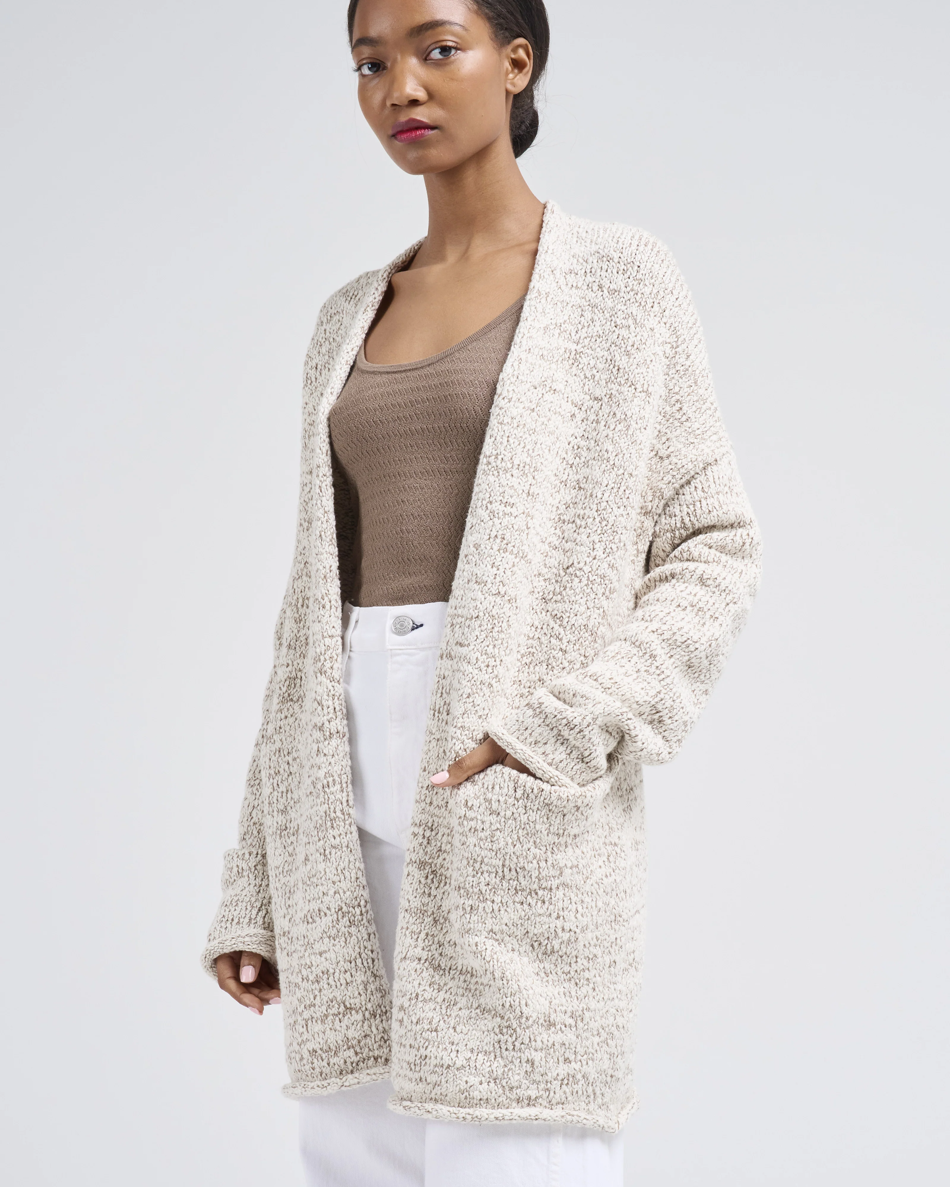 marl cardigan - Image 2