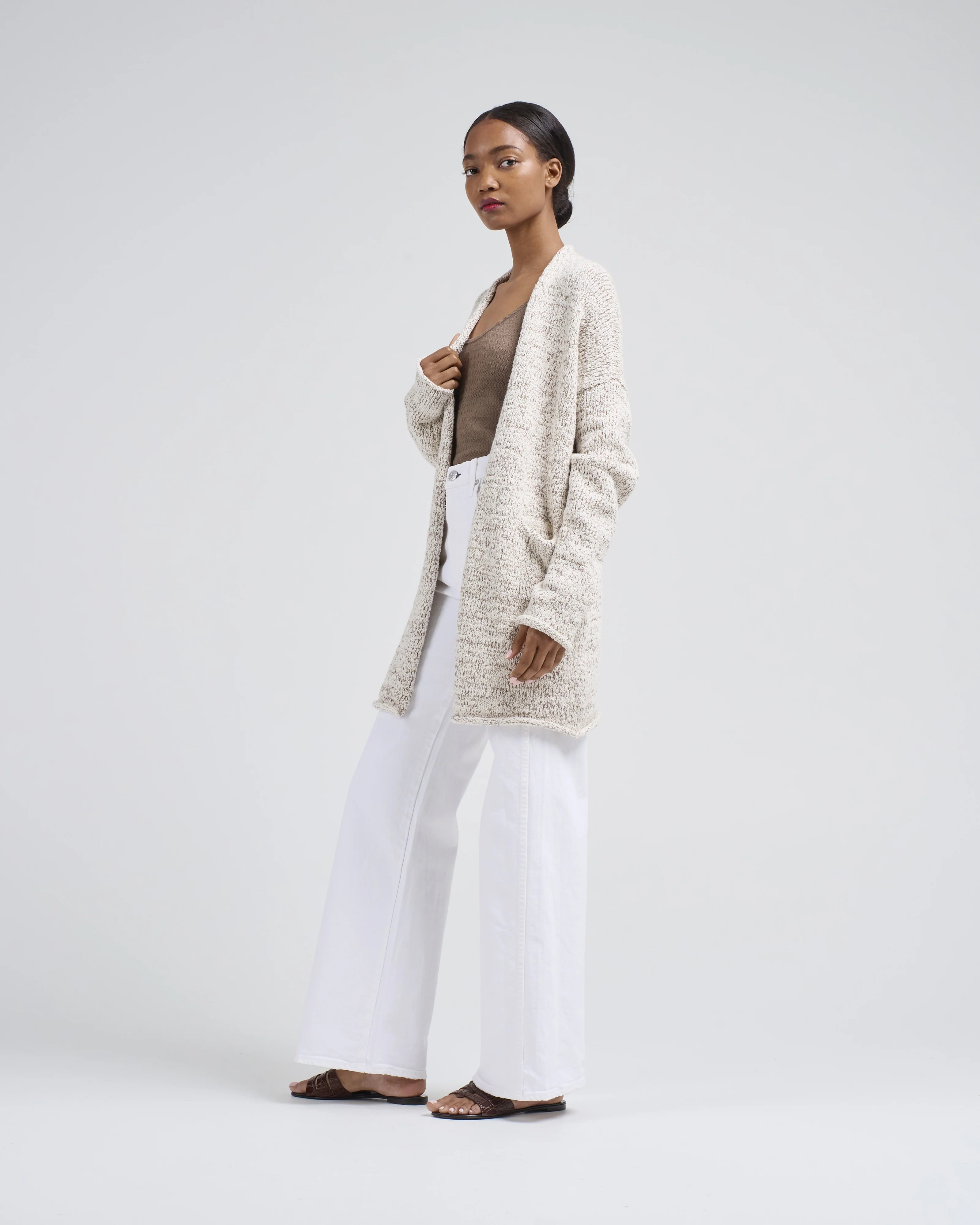 marl cardigan - Image 3
