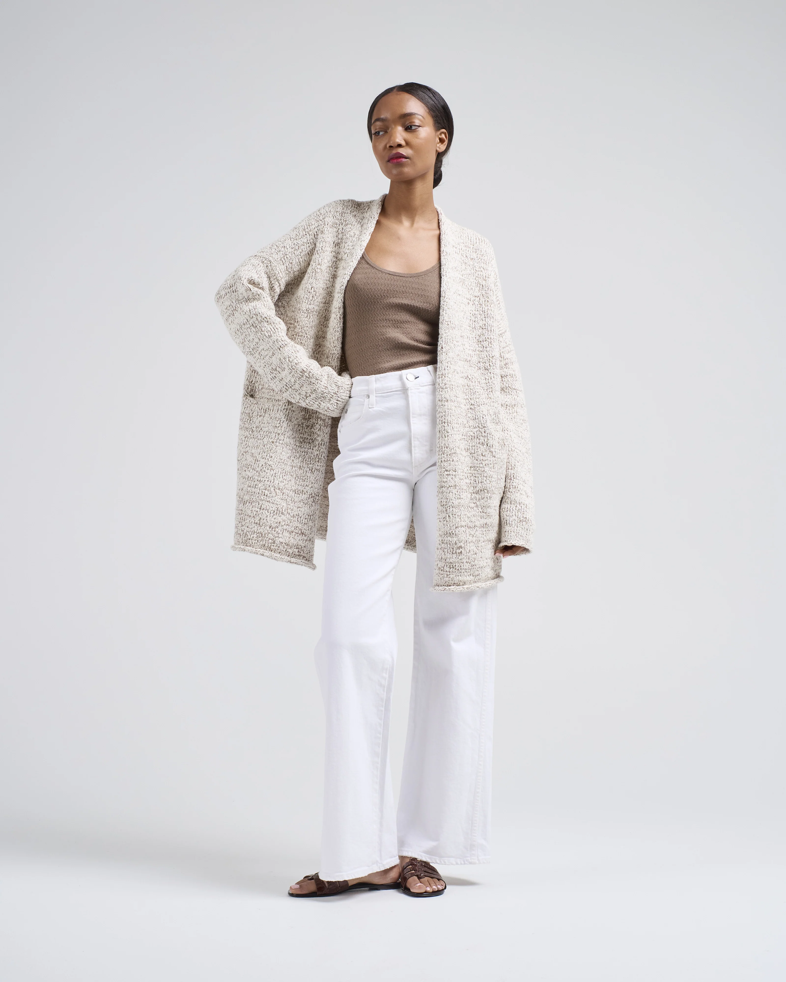 marl cardigan - Image 5