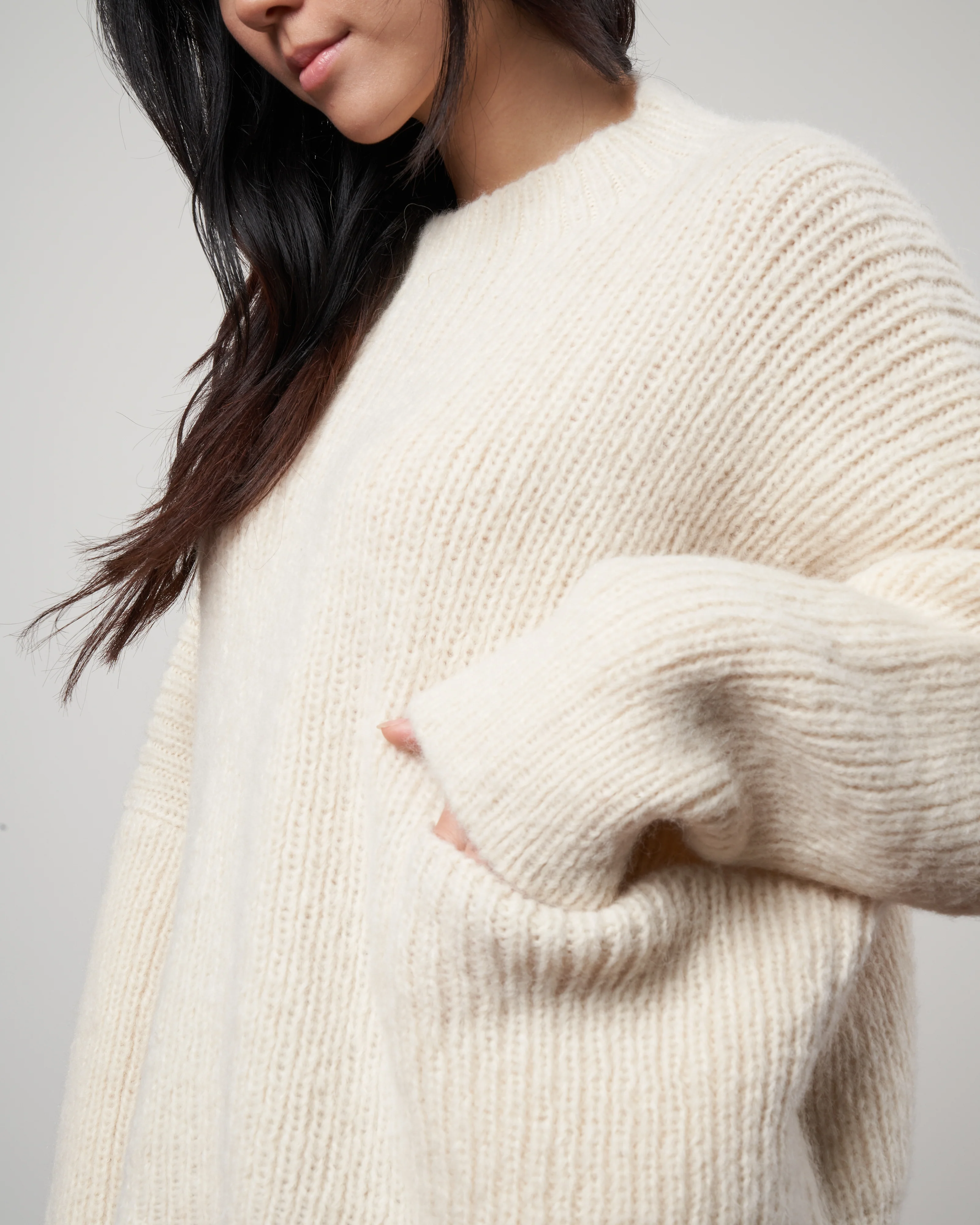 rib pocket pullover - raw white - Image 5
