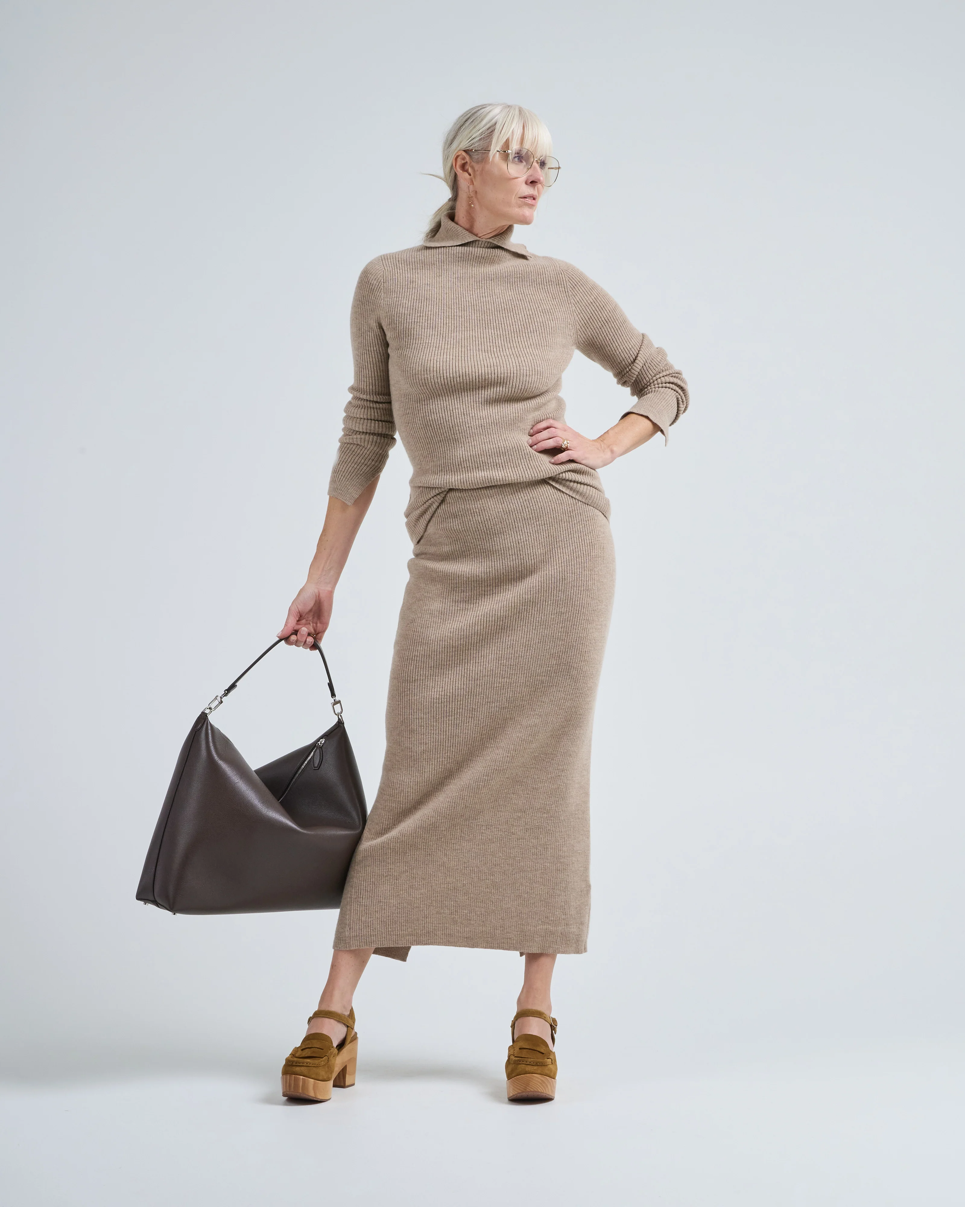 rib split skirt - Image 5