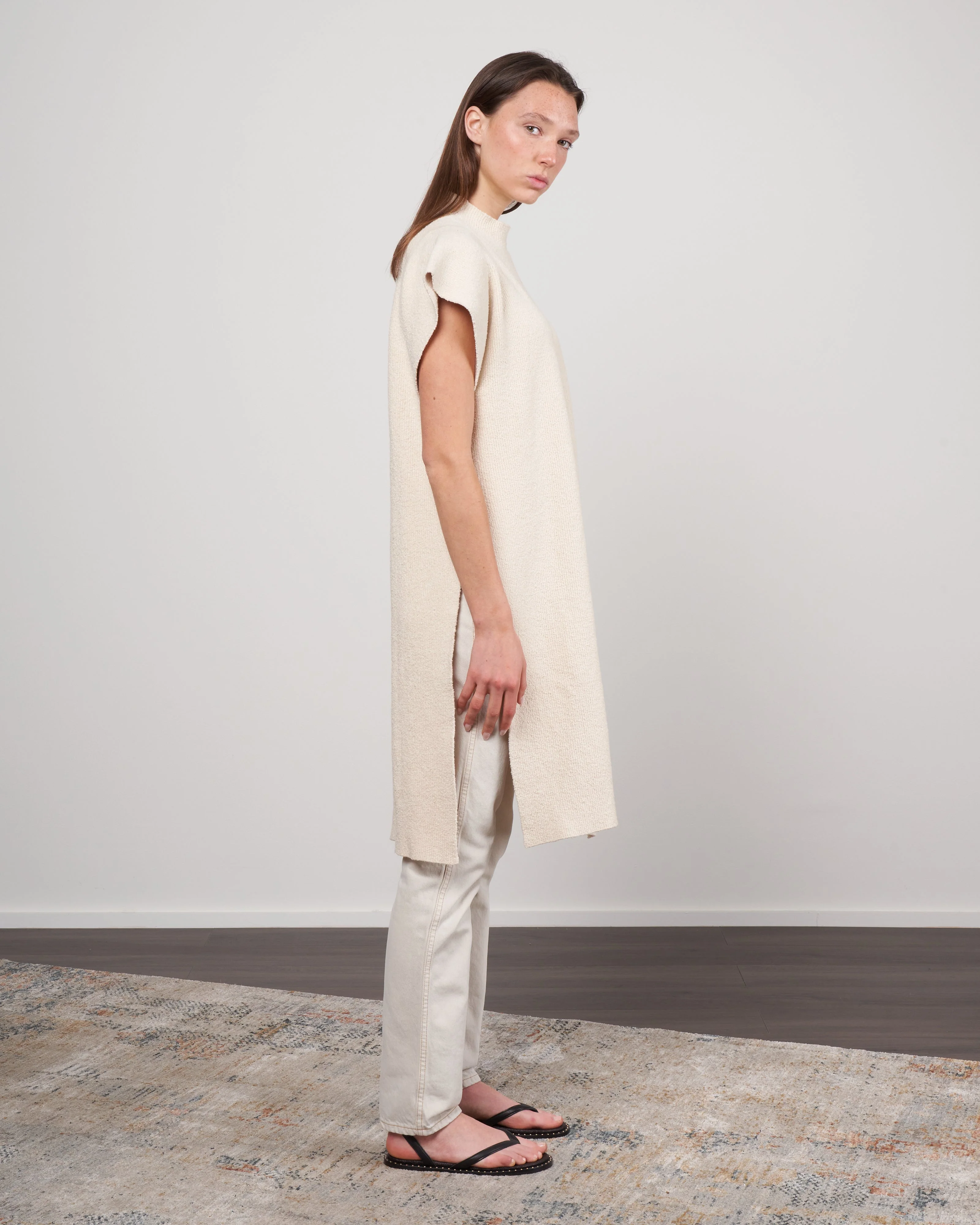 rib tabard - natural - Image 2