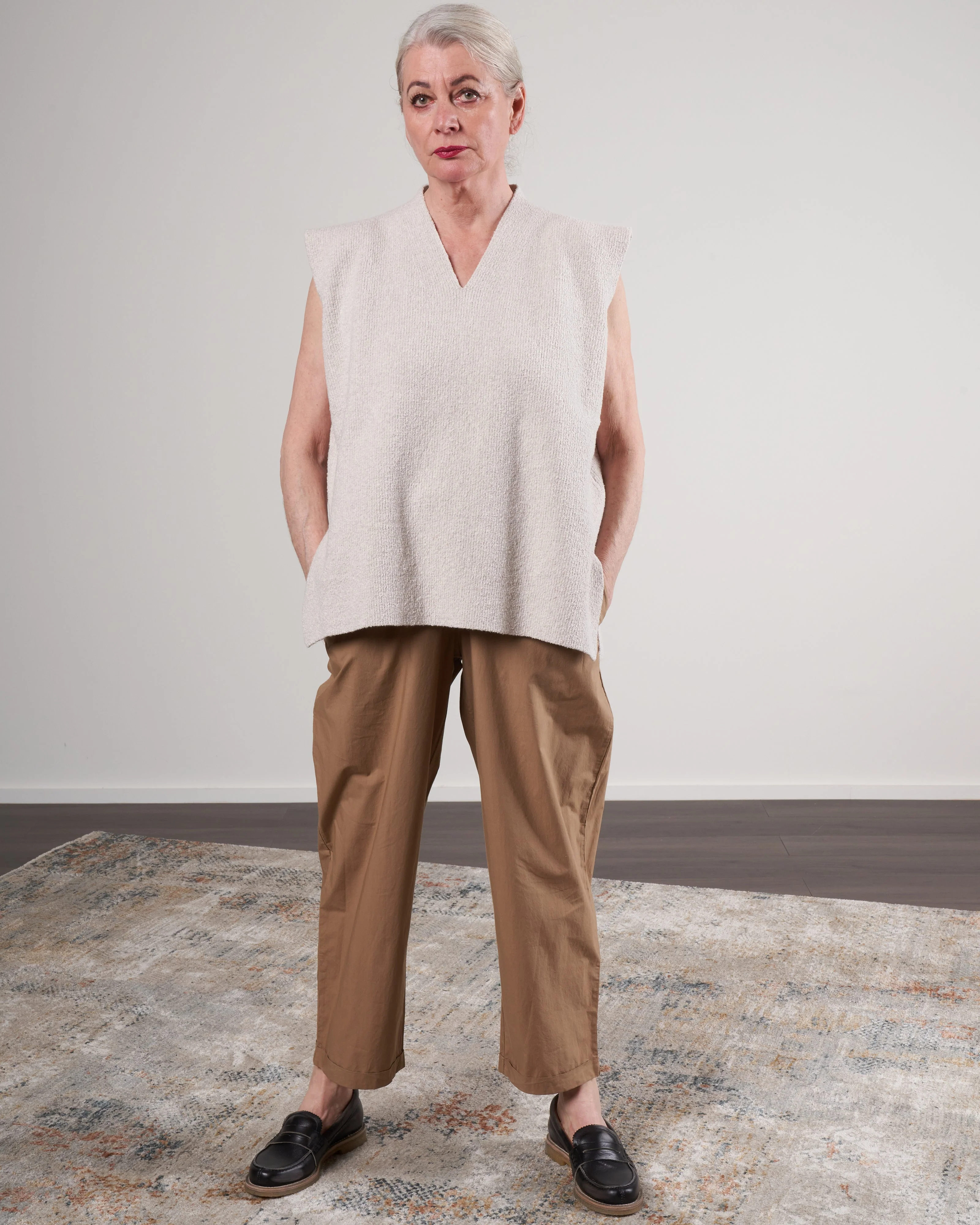 rib vest - chalk - Image 2