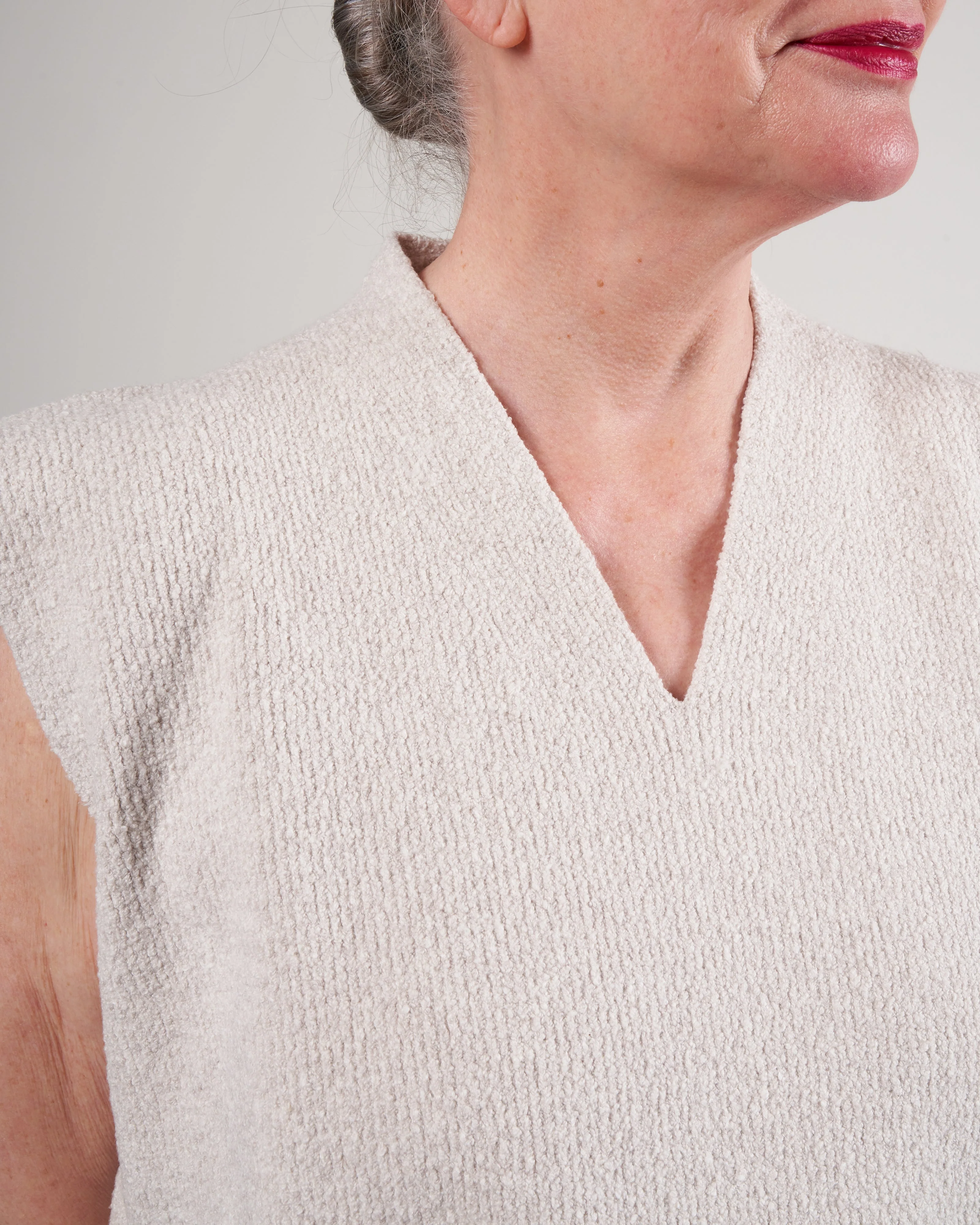 rib vest - chalk - Image 5