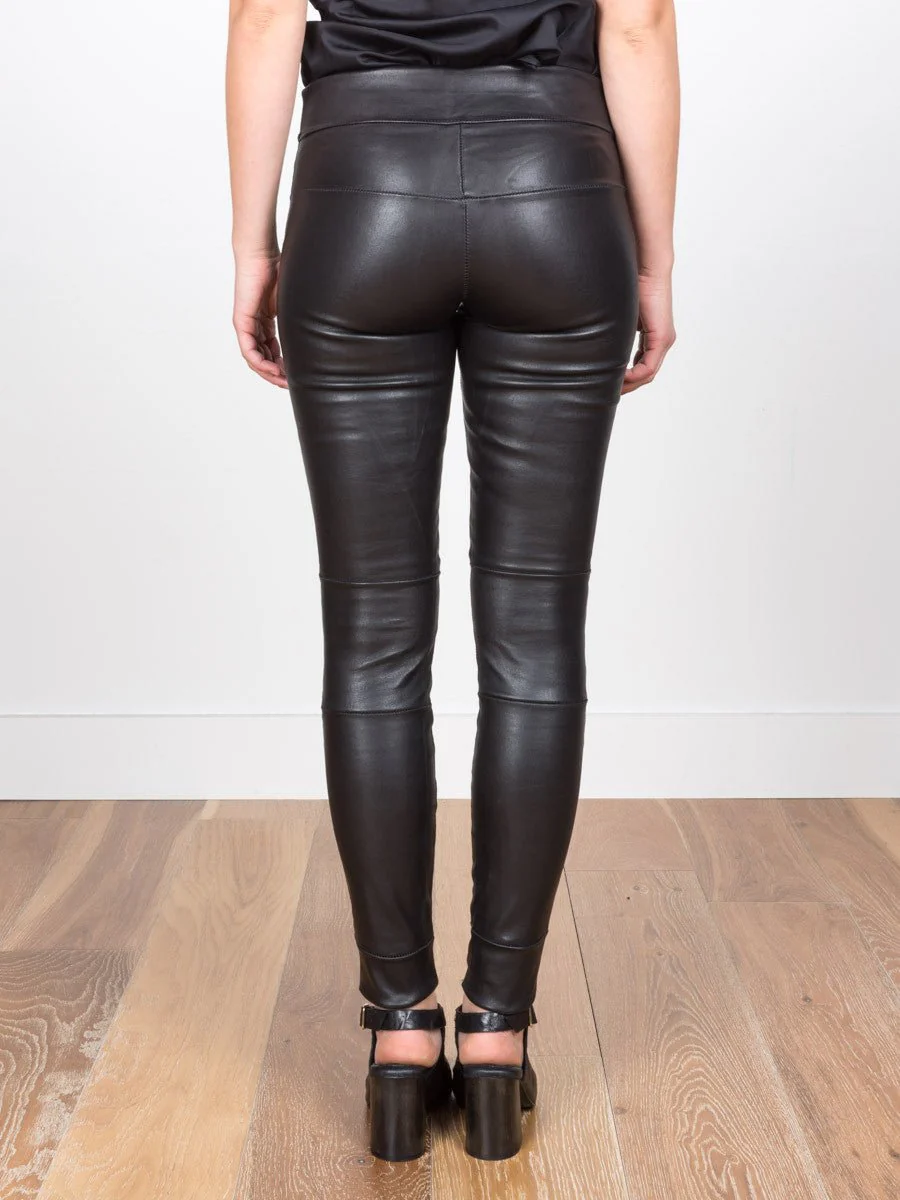 leather leggings - Image 3