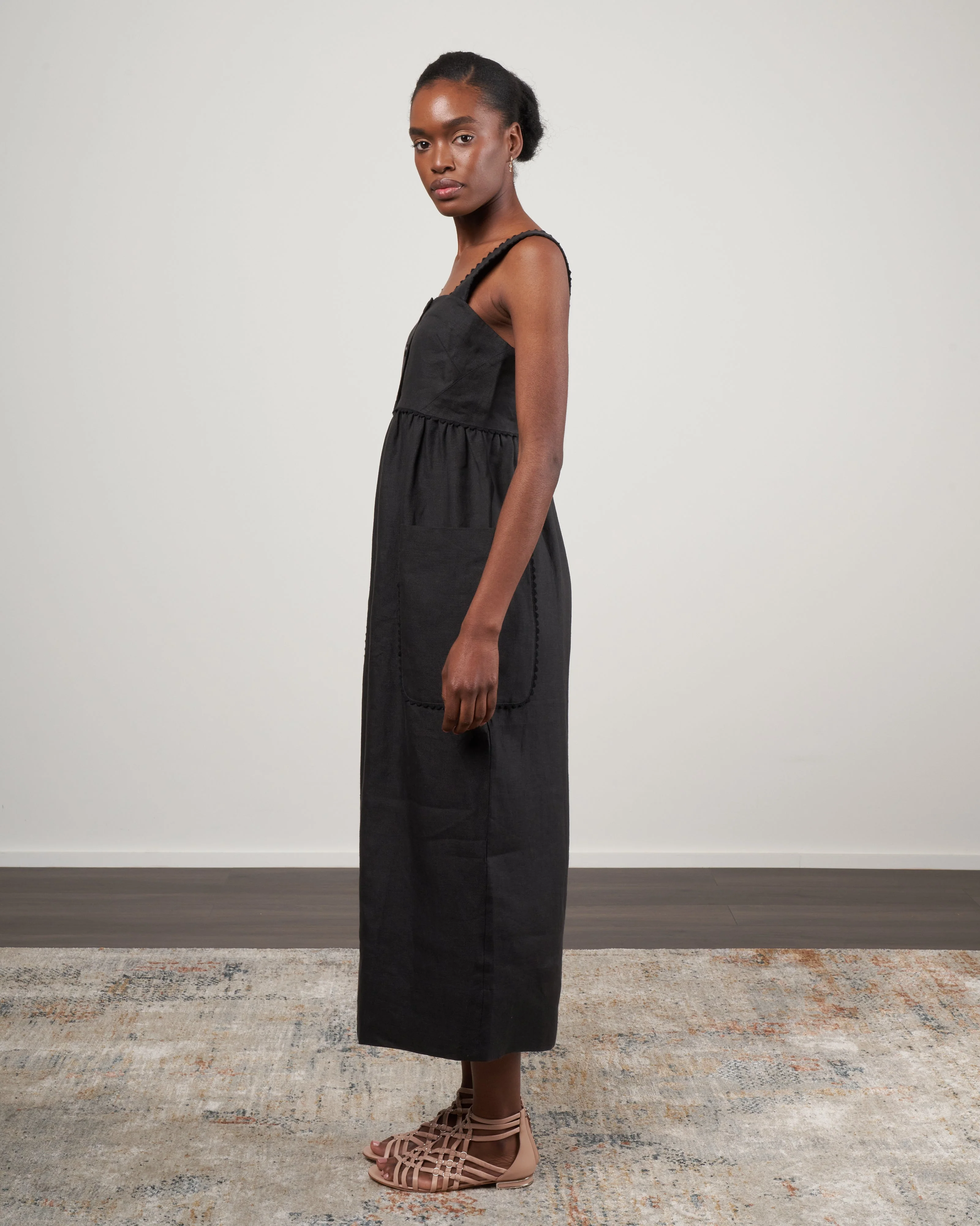 ali apron dress - black - Image 2
