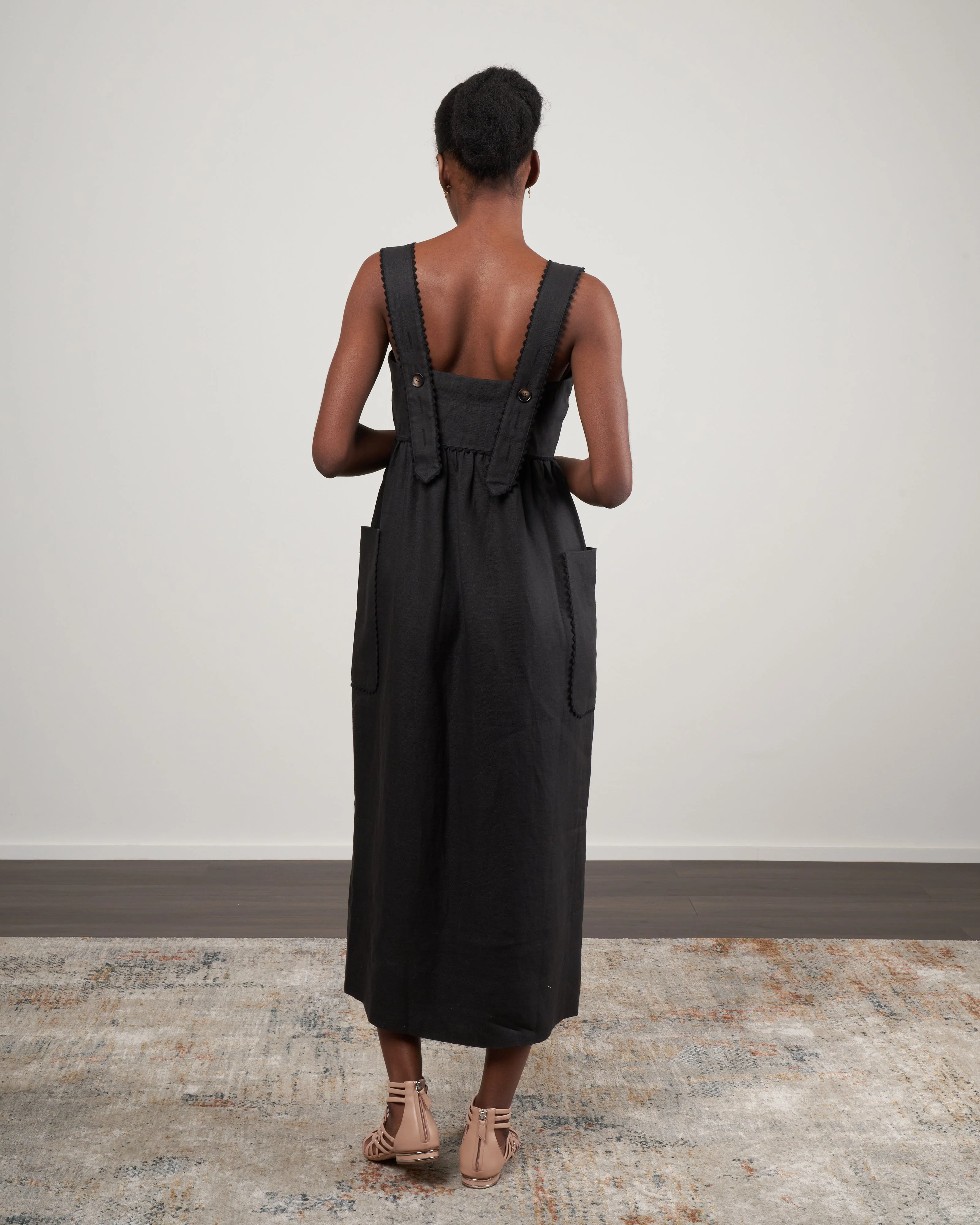 ali apron dress - black - Image 3