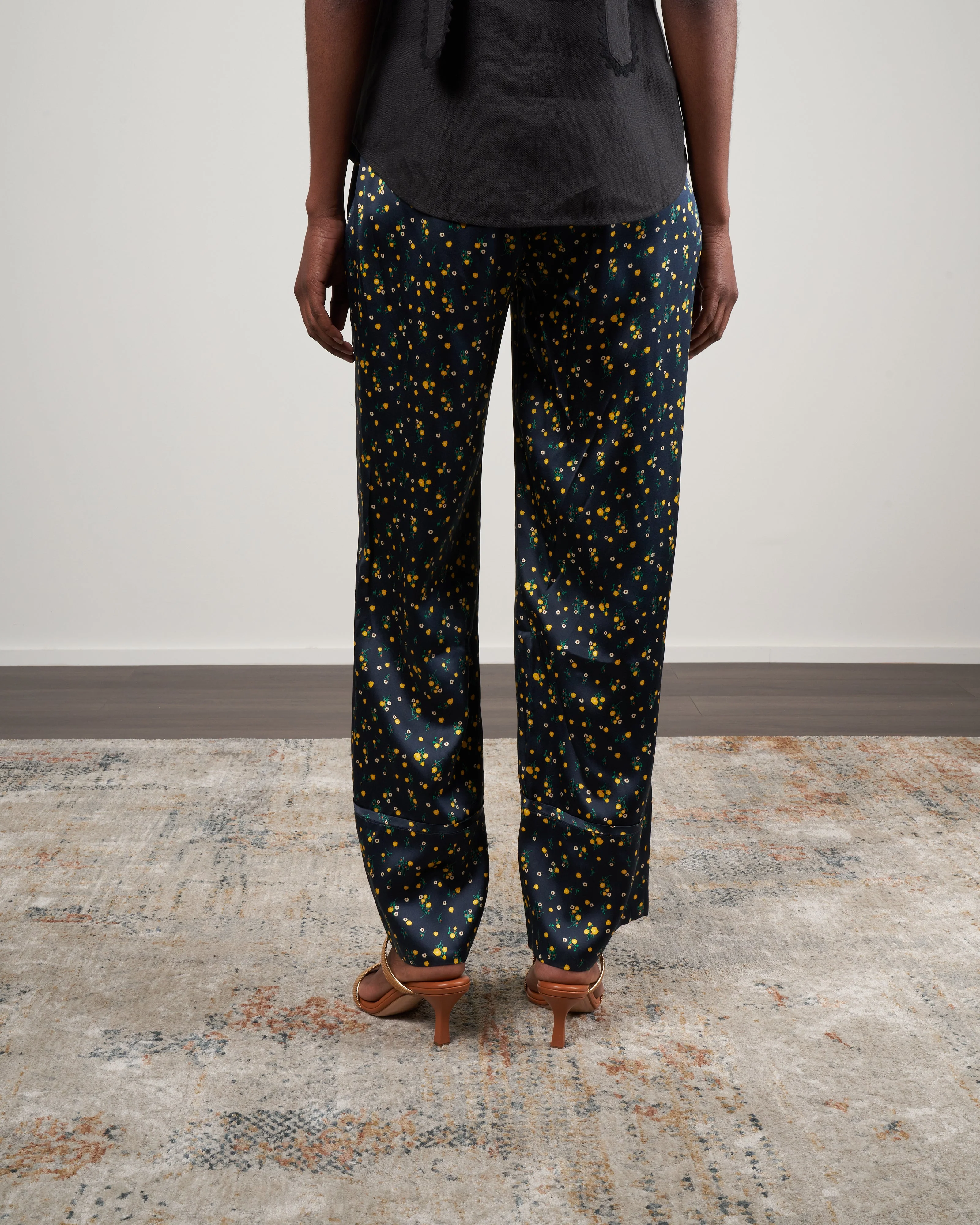 bella relaxed pant - ditsy floral - Image 4