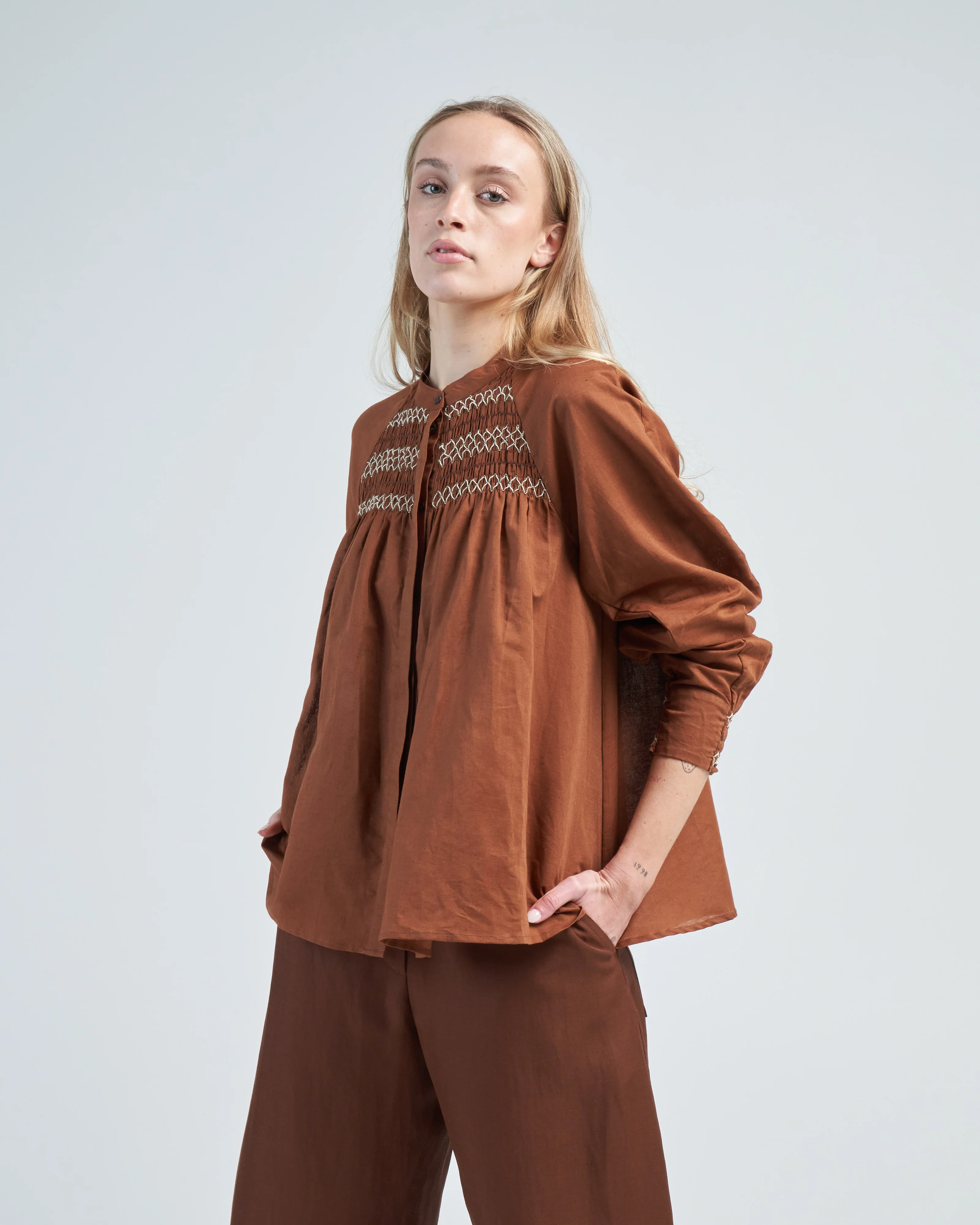 celeste smocked blouse - Image 2